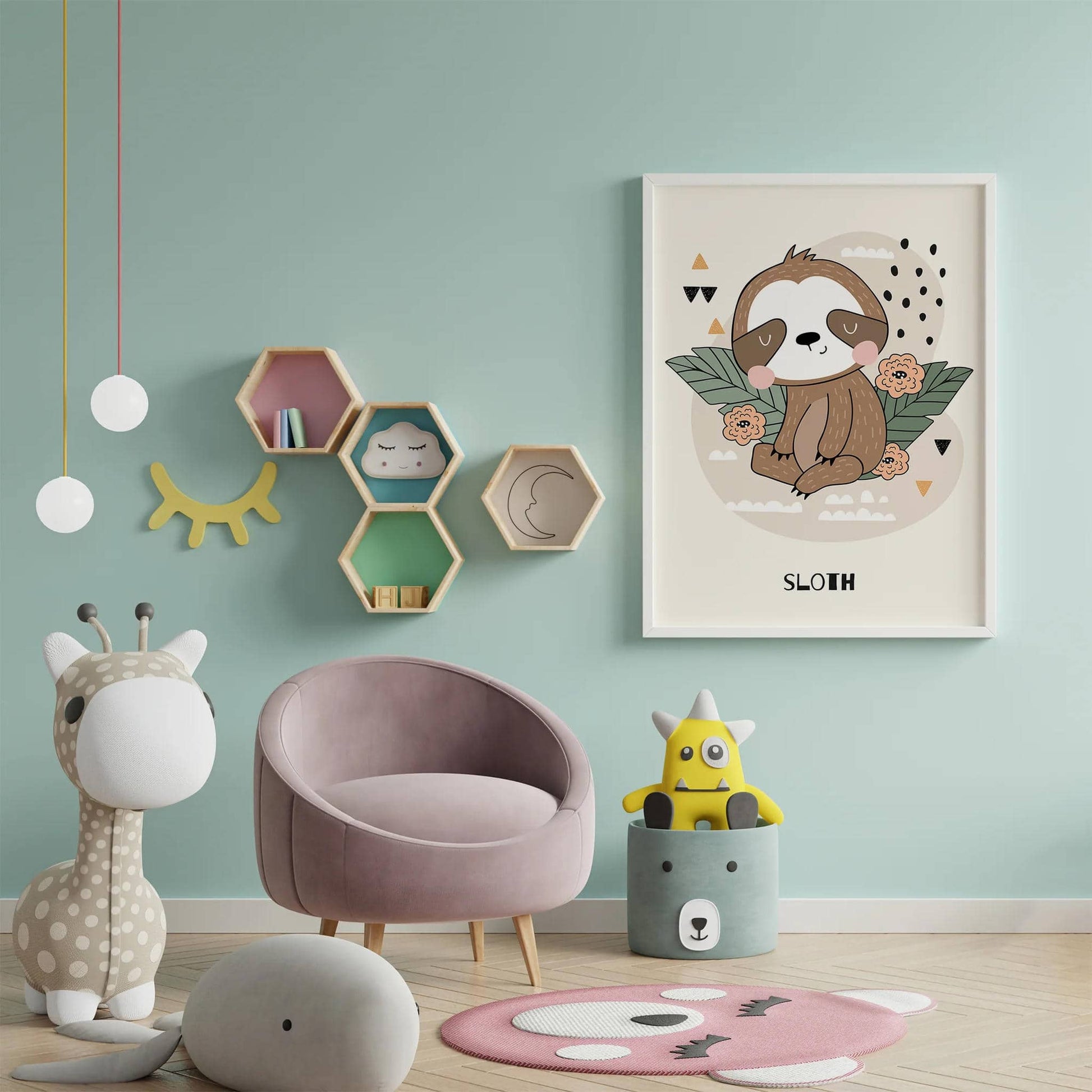 Sloth Poster - HypeSheriff