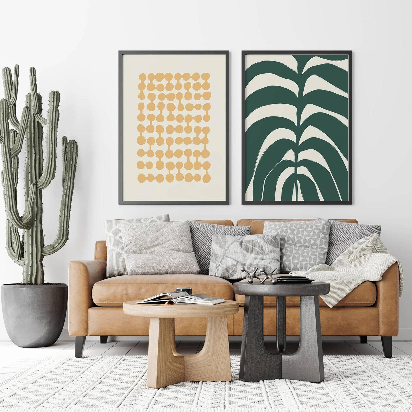Set of 2 Modern Abstract Posters - HypeSheriff
