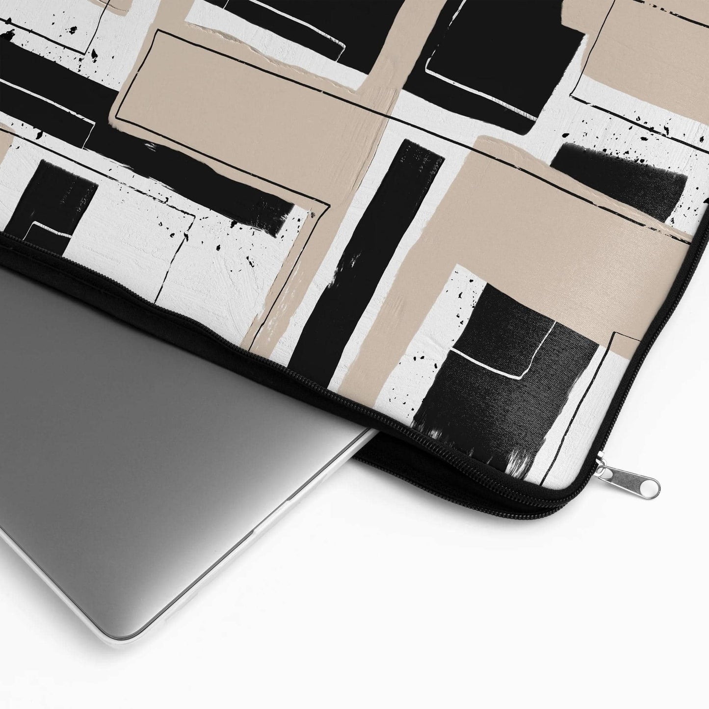 Danish Modern Beige Painting - Laptop Sleeve - HypeSheriff