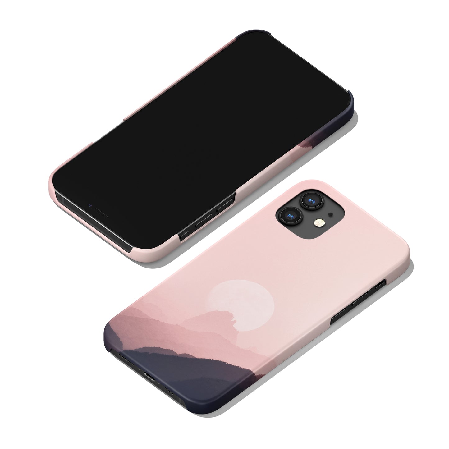 Pink Landscape Travel iPhone Case - HypeSheriff