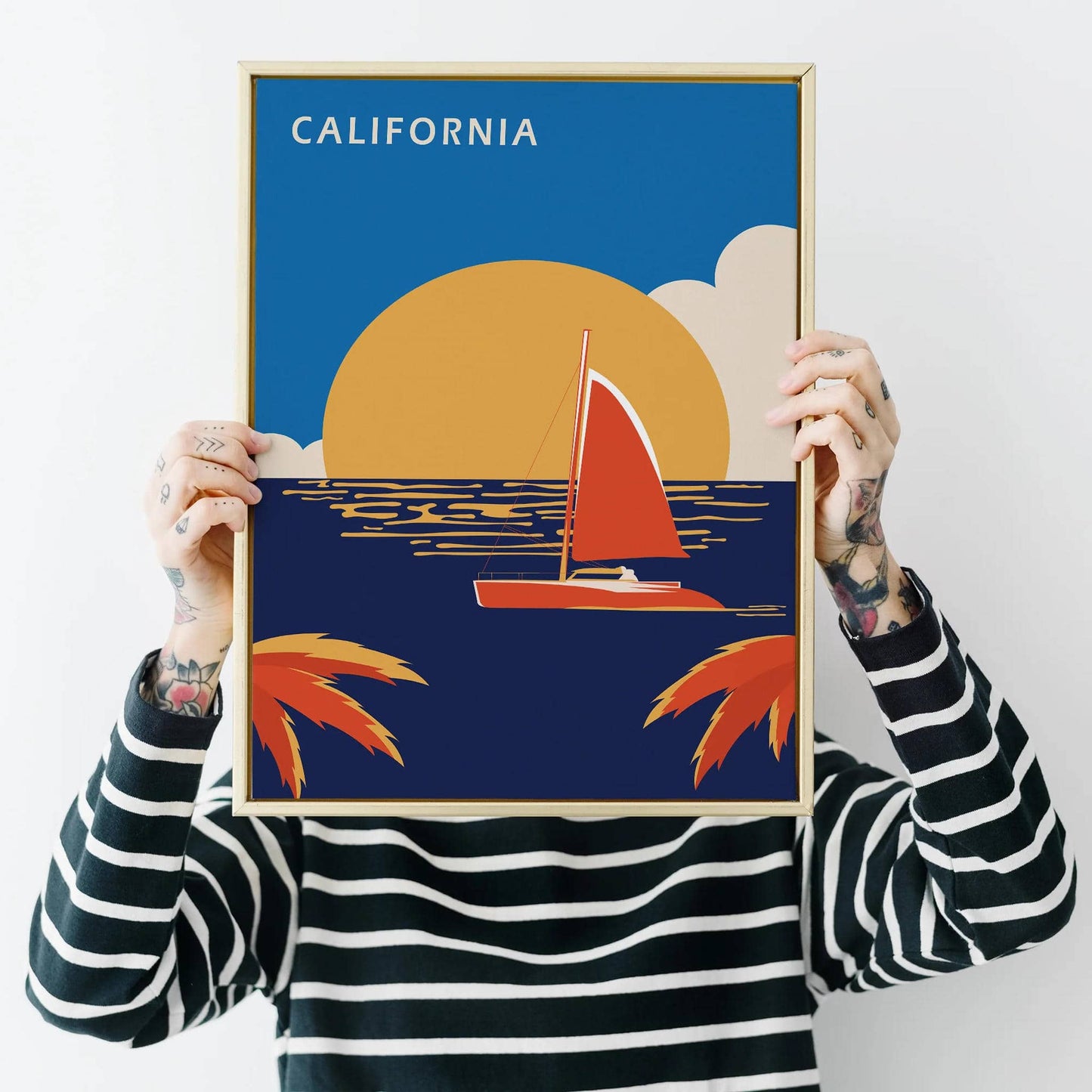 California Travel Poster - HypeSheriff