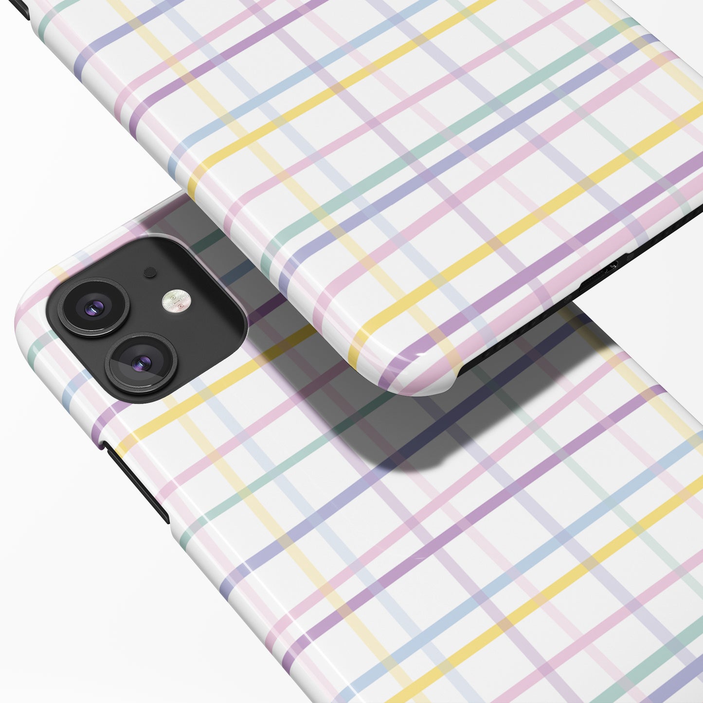 White Pastel iPhone Case - HypeSheriff