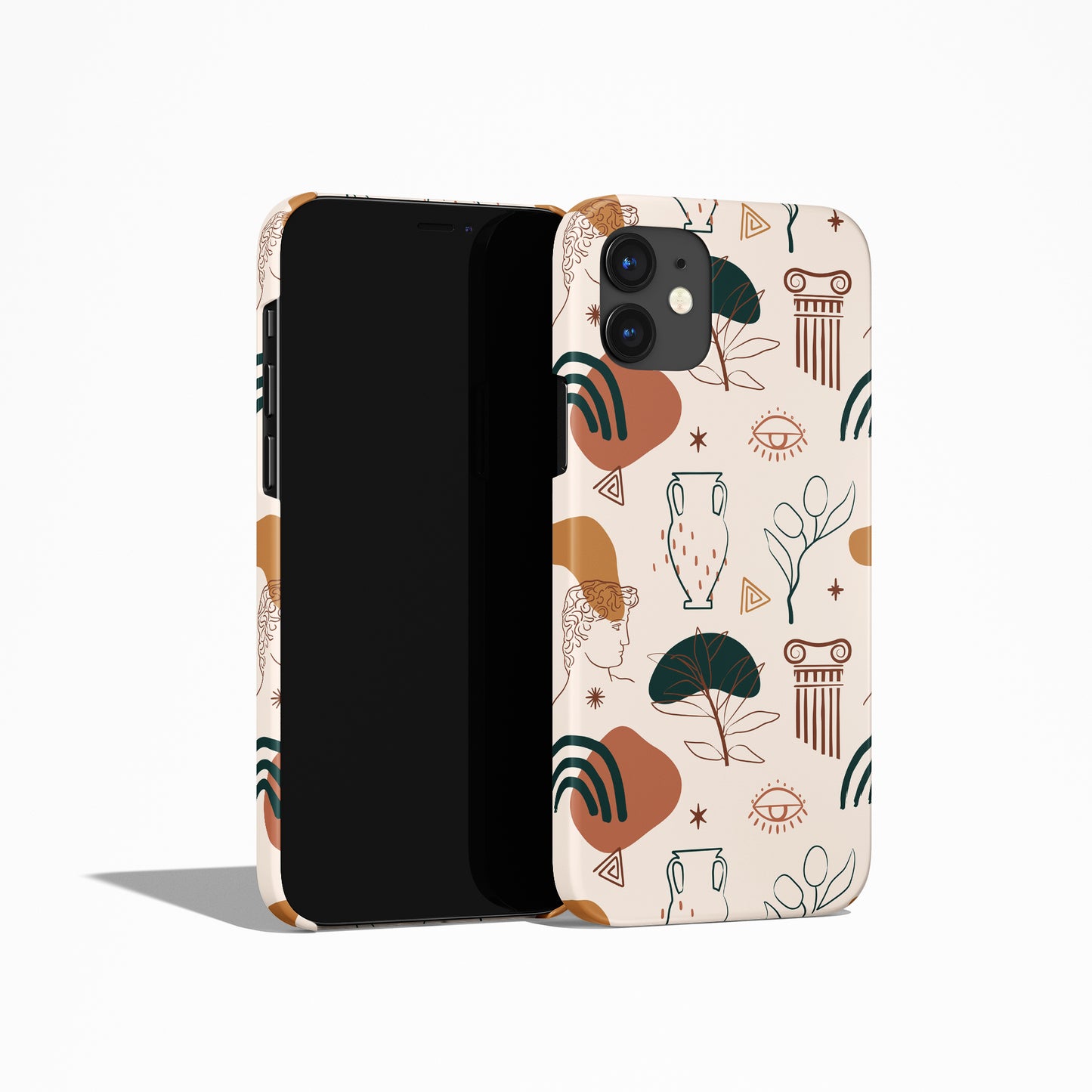 Boho Rustic Beige iPhone Case - HypeSheriff