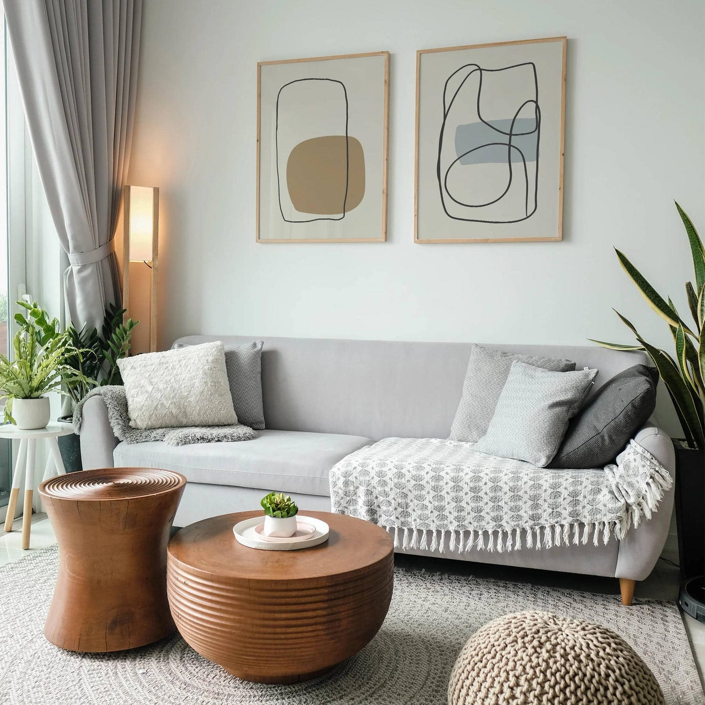 Set of 2 Mid Century Modern Posters - HypeSheriff