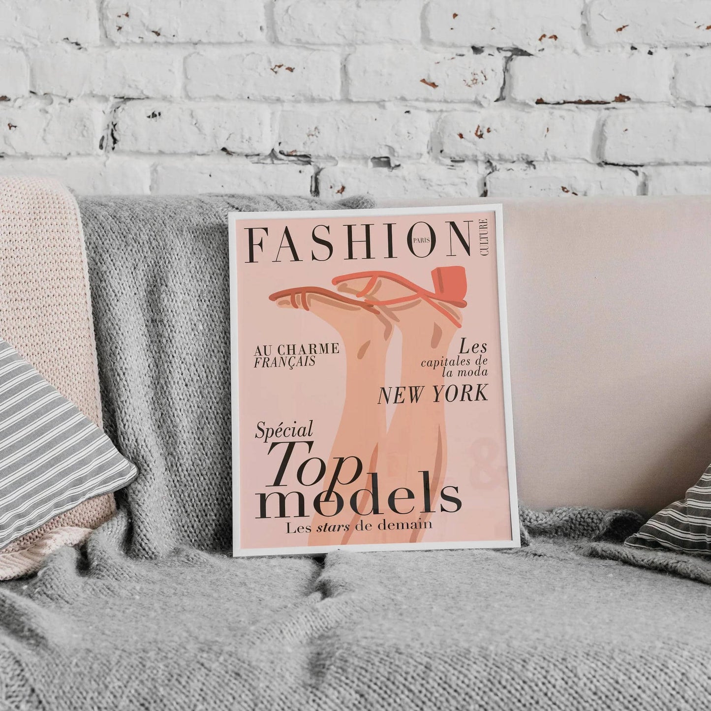 Pink Magazine Cover Poster - HypeSheriff