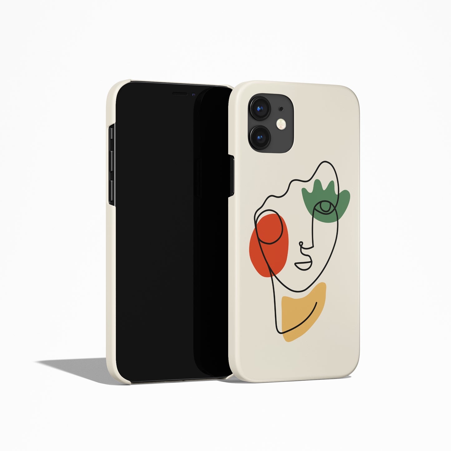 Michelangelo Line Art iPhone Case - HypeSheriff