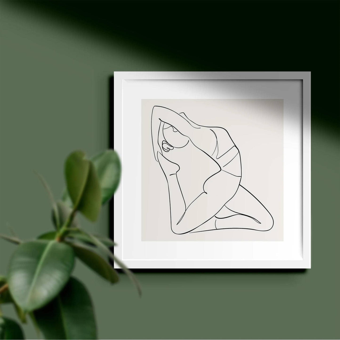 Yoga, Line Art Print - HypeSheriff