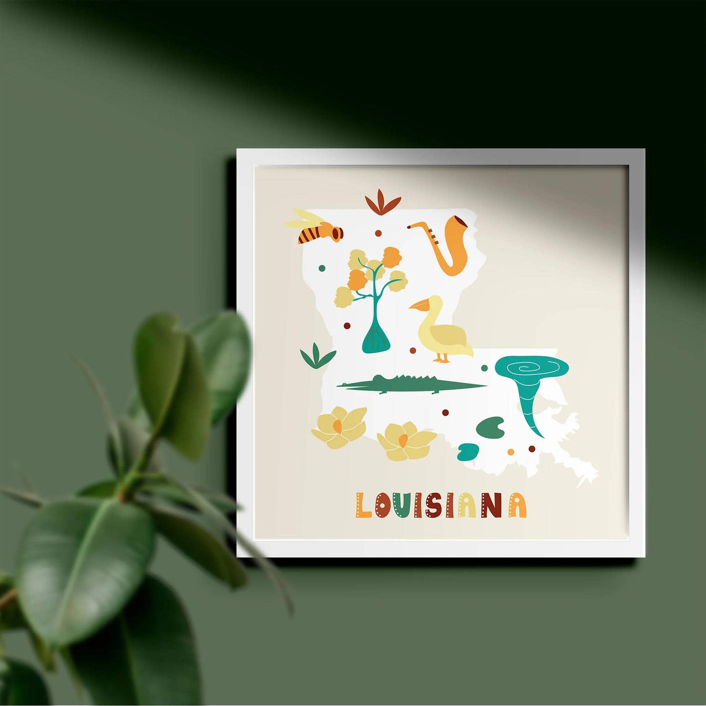 Louisiana, Travel Print - HypeSheriff
