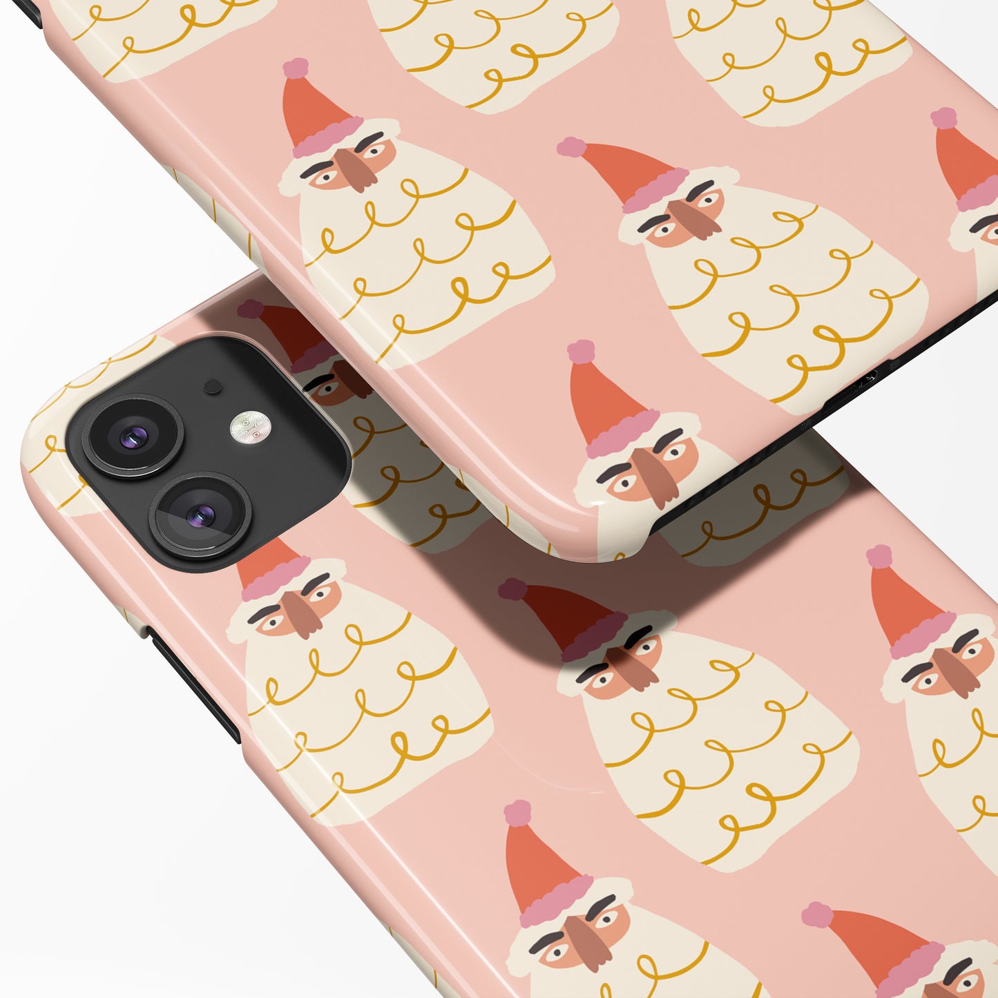 Funny Bad Santa iPhone Case - HypeSheriff