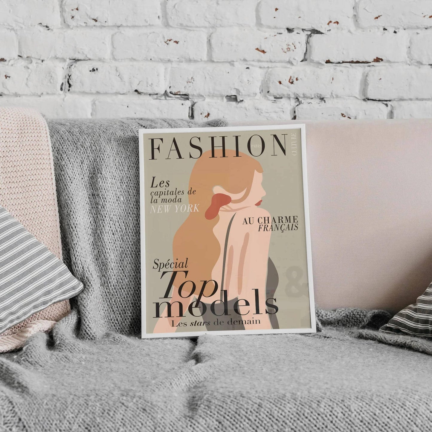 Fashion Magazine Cover Poster - HypeSheriff