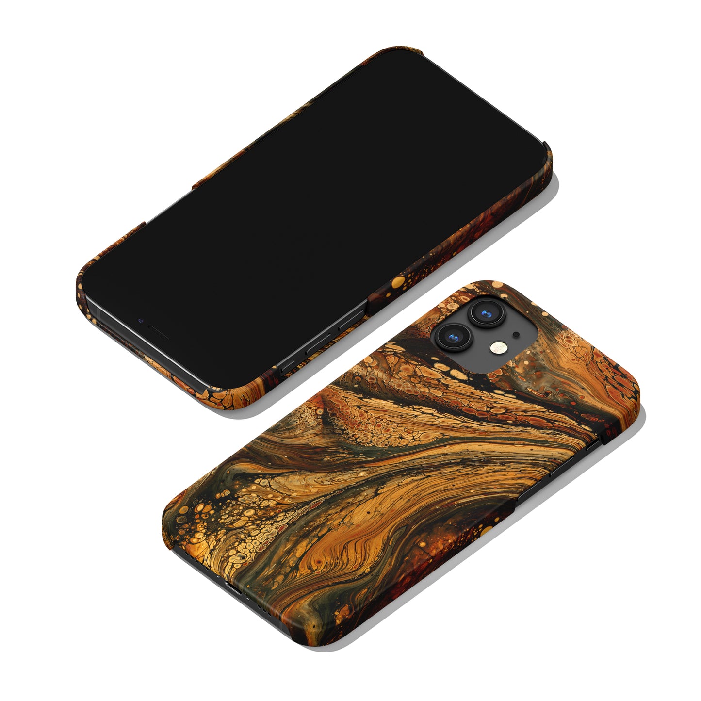 Yellow Abstract Modern iPhone Case - HypeSheriff