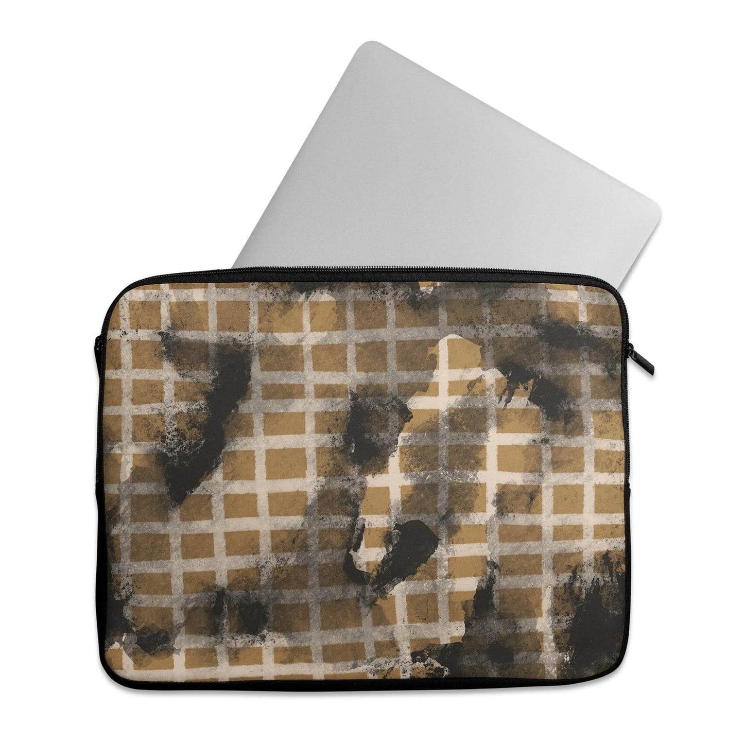 Vintage Abstract Checkered MacBook Sleeve - HypeSheriff