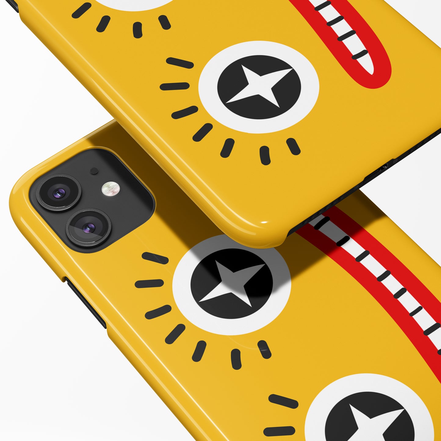 Smile Joker Yellow iPhone Case - HypeSheriff