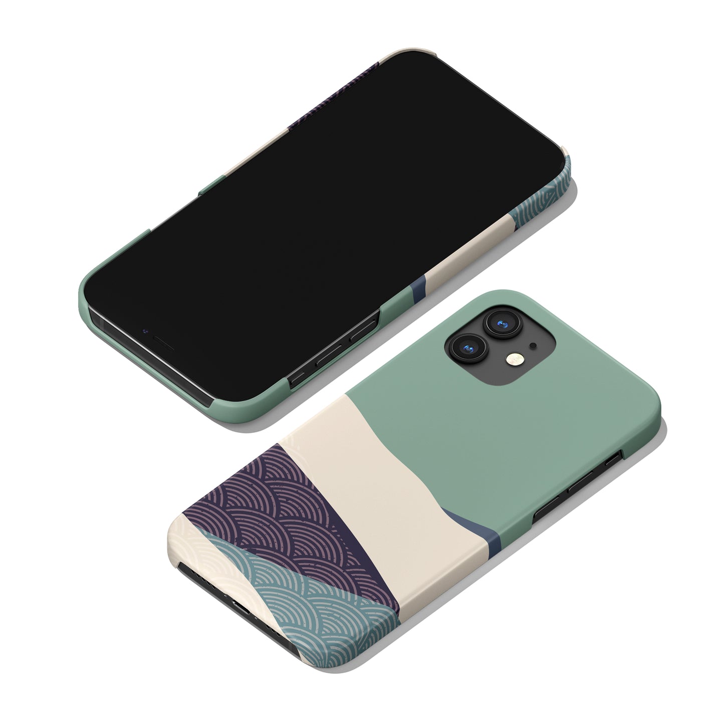 Mint Mountains iPhone Case - HypeSheriff