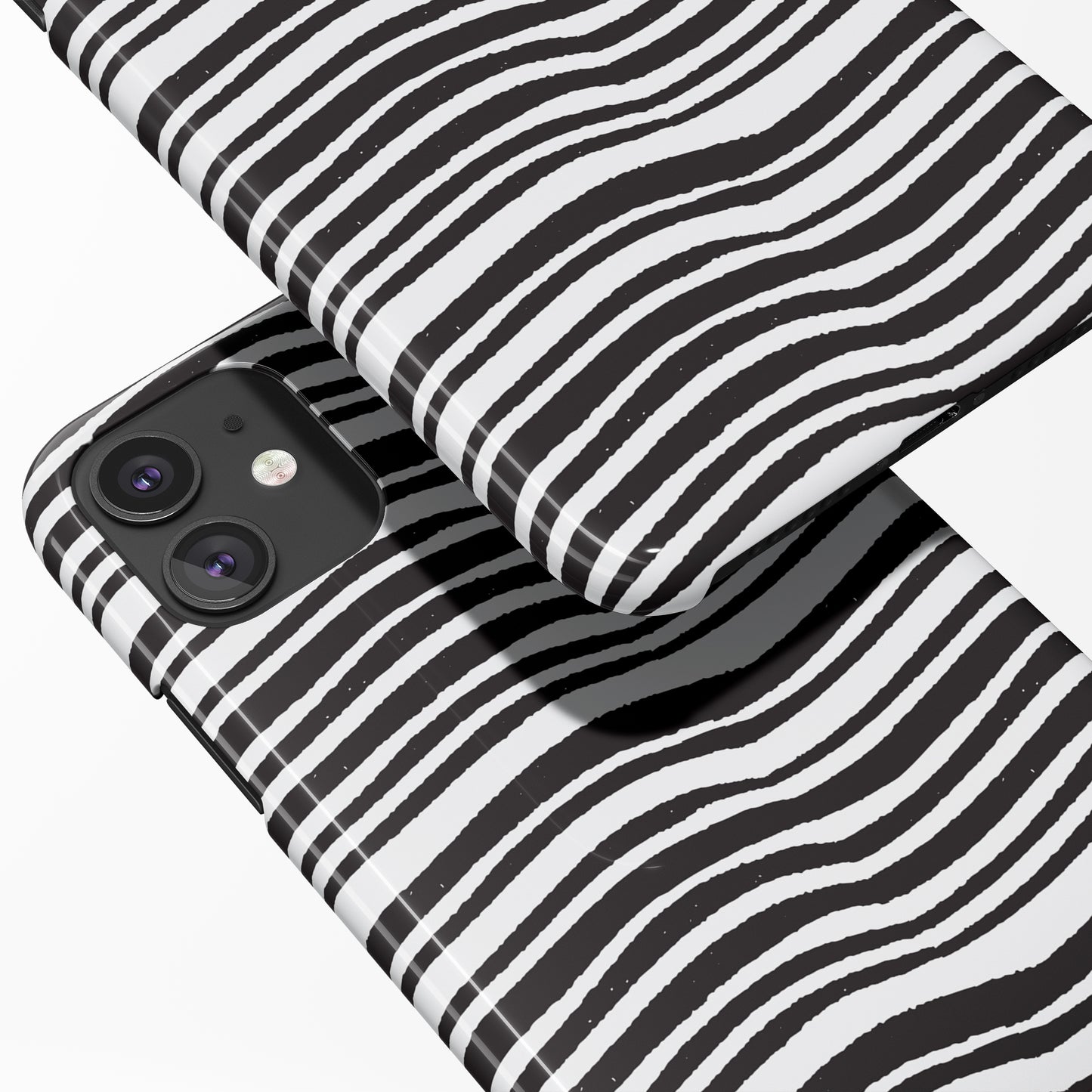 Black&White Abstract iPhone Case - HypeSheriff