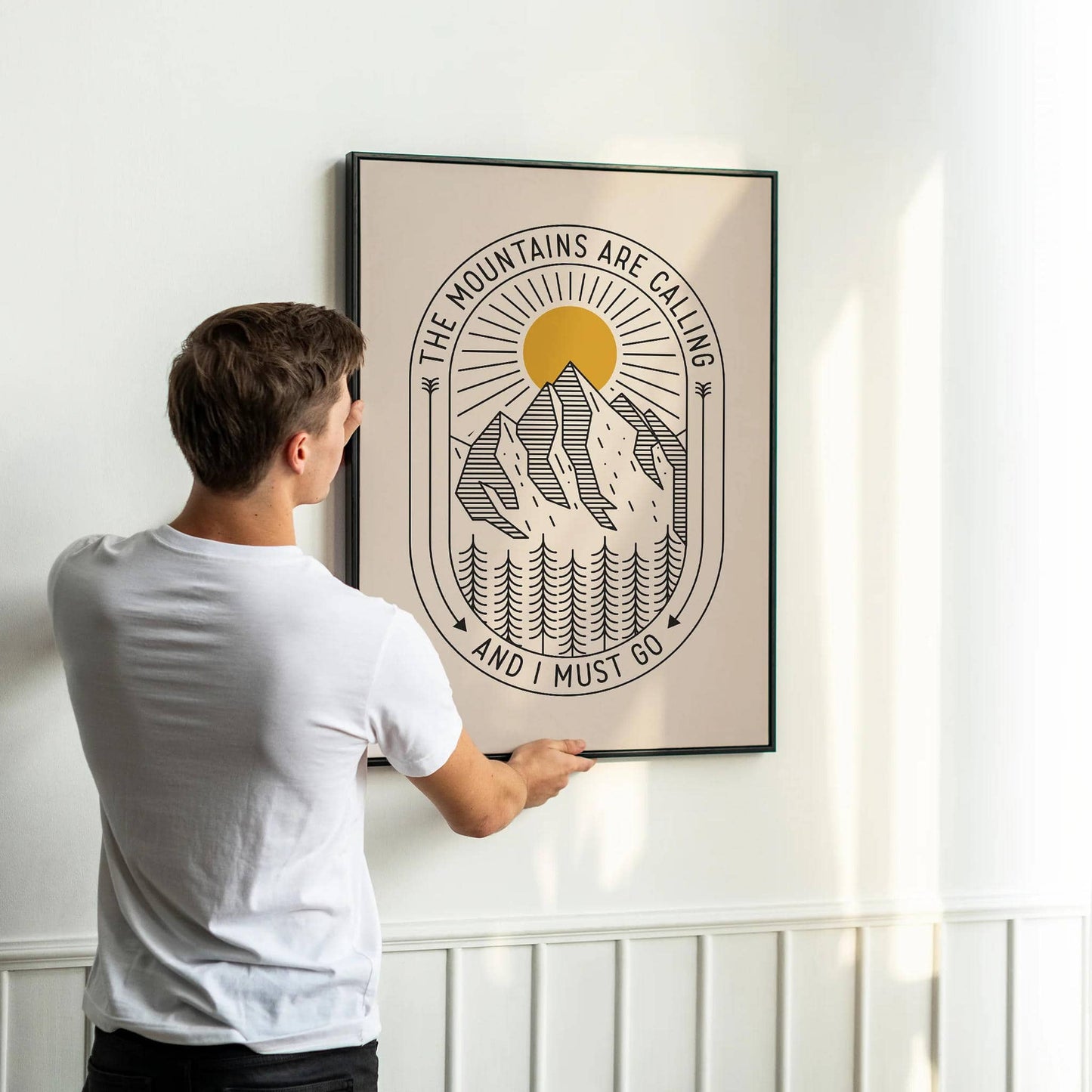 The Mountains Are Calling Poster - HypeSheriff