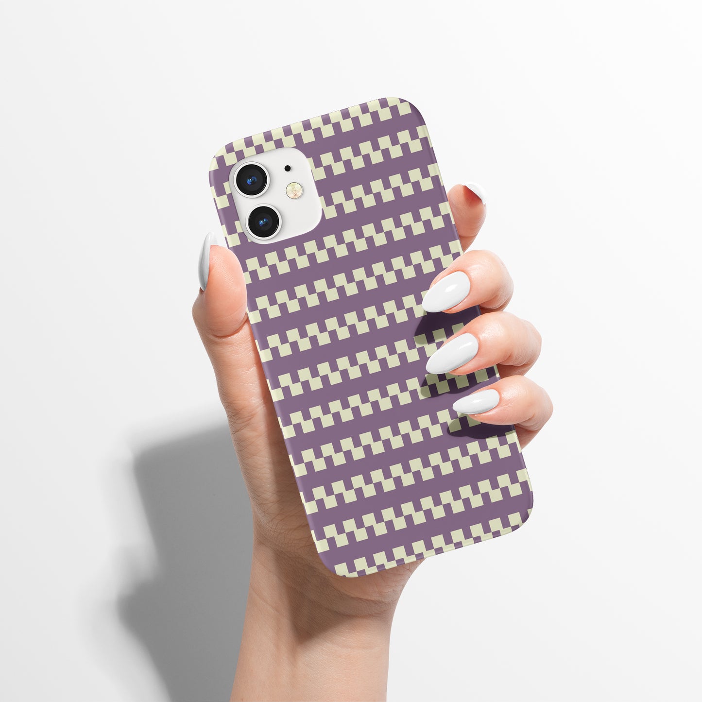 Purple Mid Century iPhone Case - HypeSheriff
