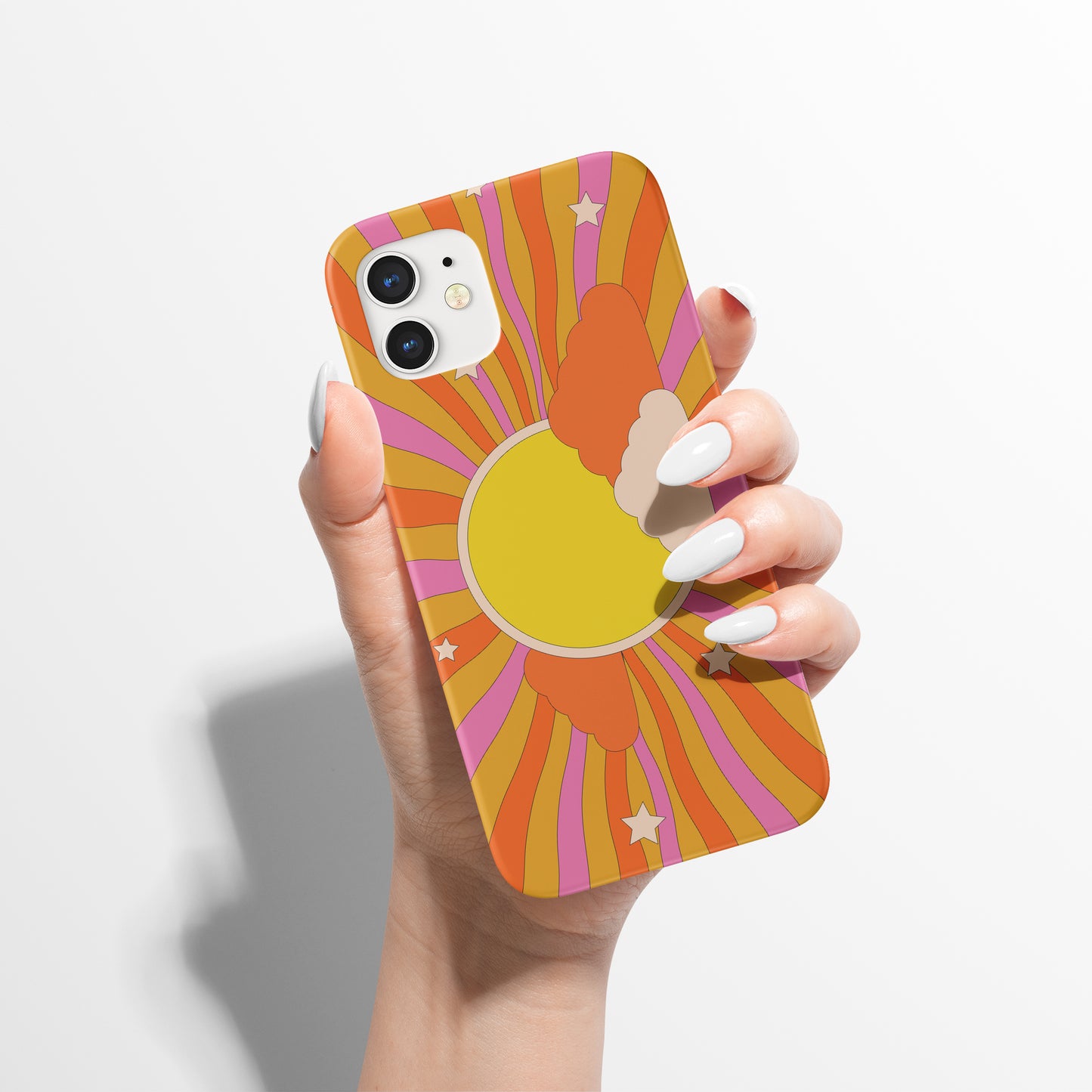 Hippie 70s Sun iPhone Case - HypeSheriff