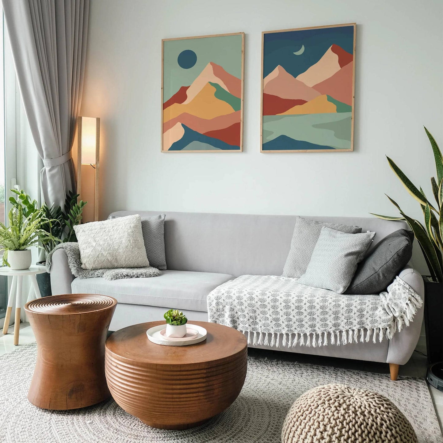 Set of 2 Scandi Travel Posters - HypeSheriff