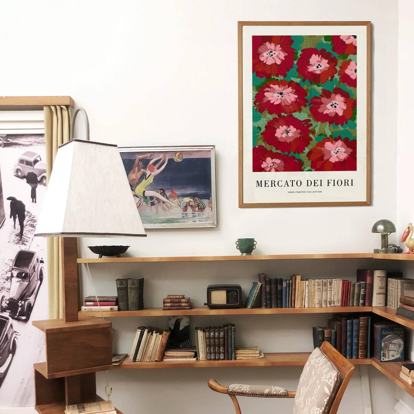 Flower Market - Mercato Dei Fiori Roma Poster - HypeSheriff