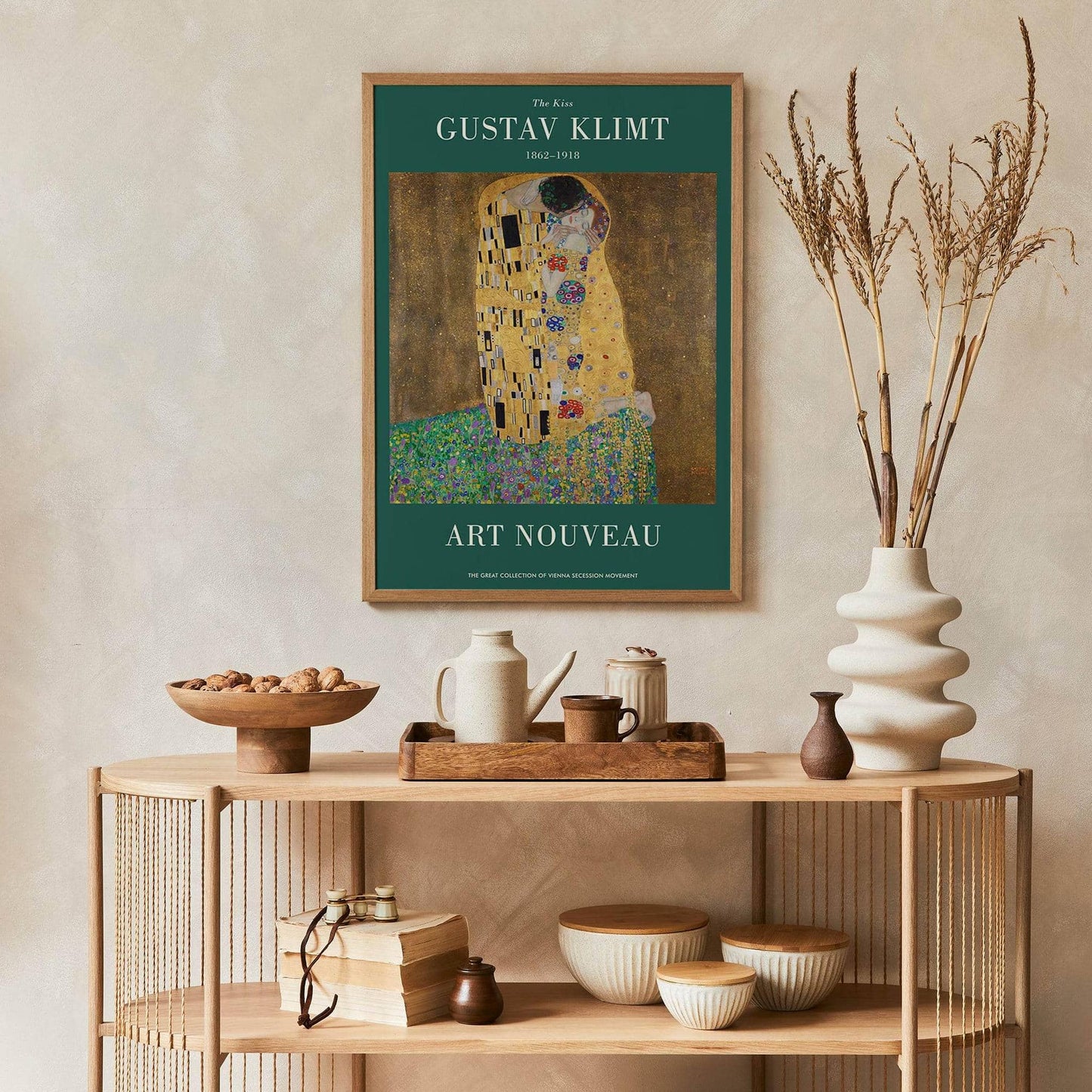 Gustav Klimt, The Kiss Poster - HypeSheriff