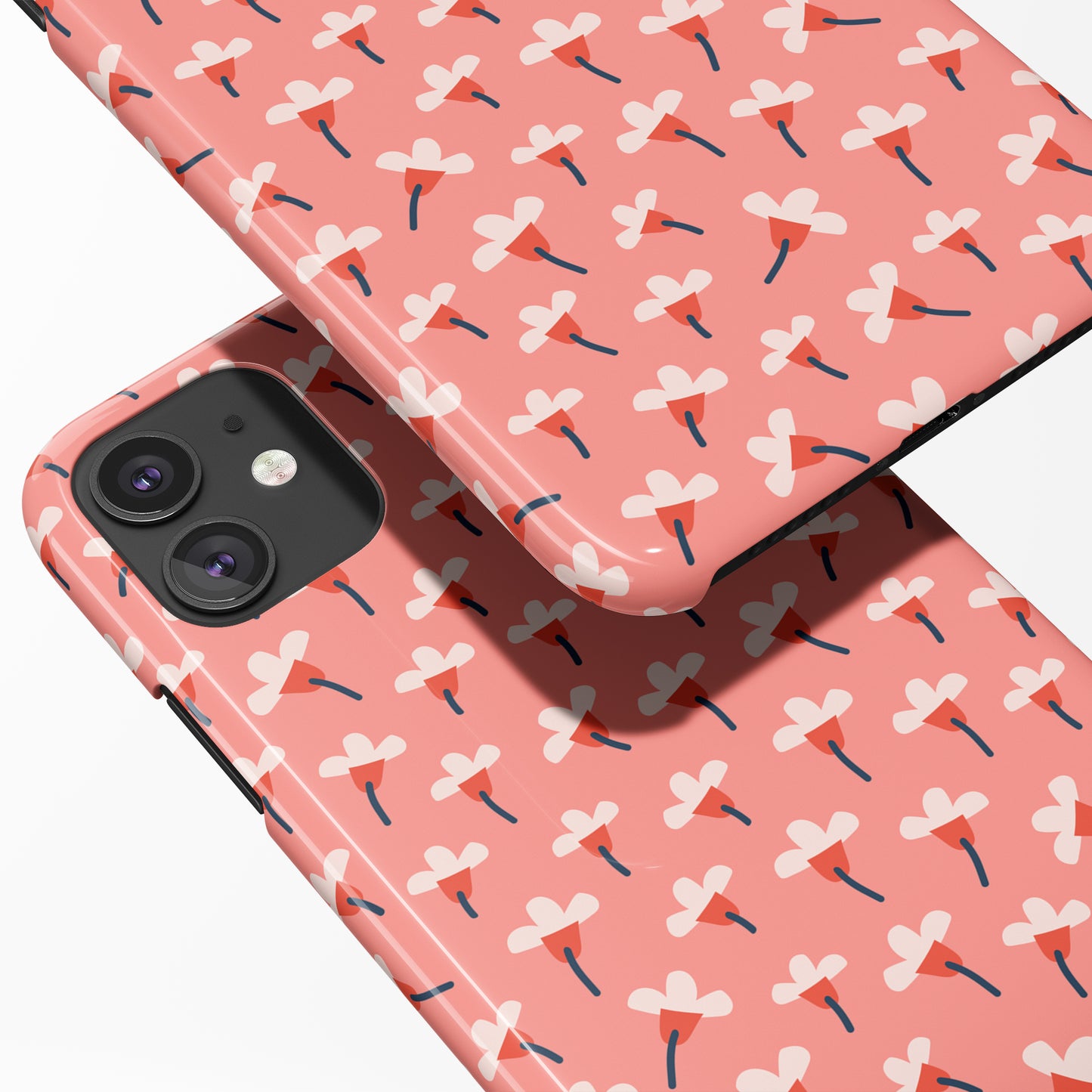 Pink Retro Feminin iPhone Case - HypeSheriff
