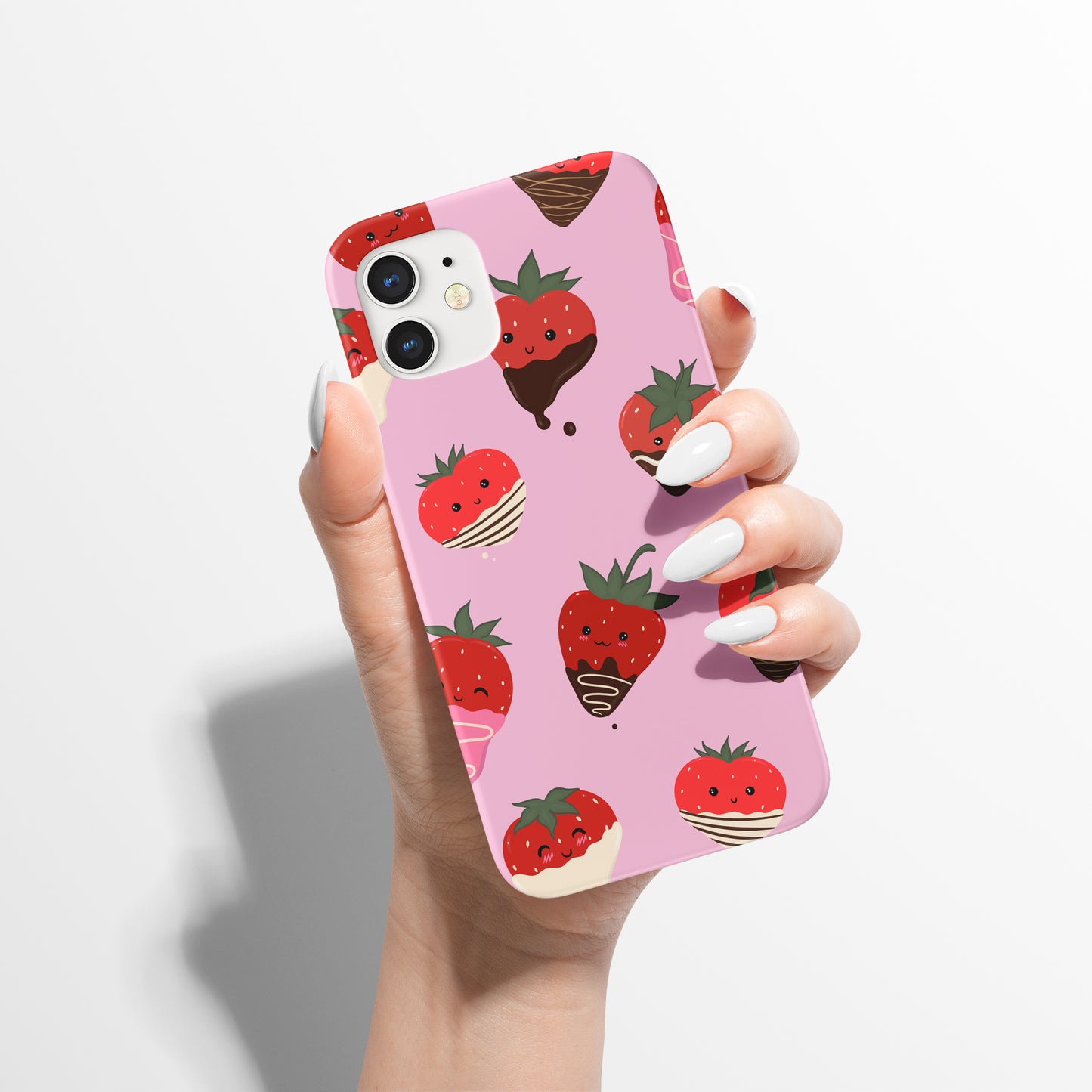 Yummy Strawberry Pink iPhone Case - HypeSheriff