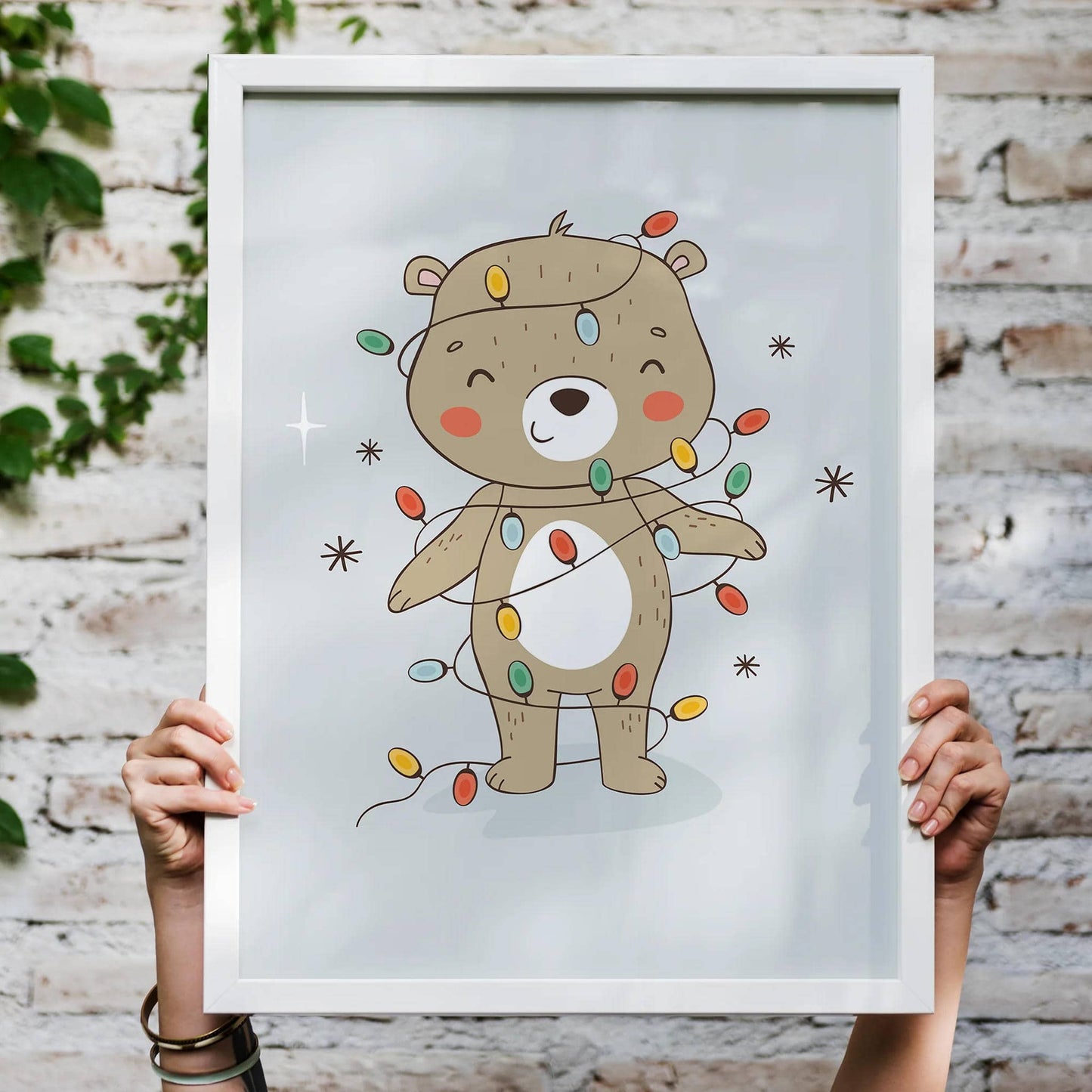 Happy Teddy Poster - HypeSheriff