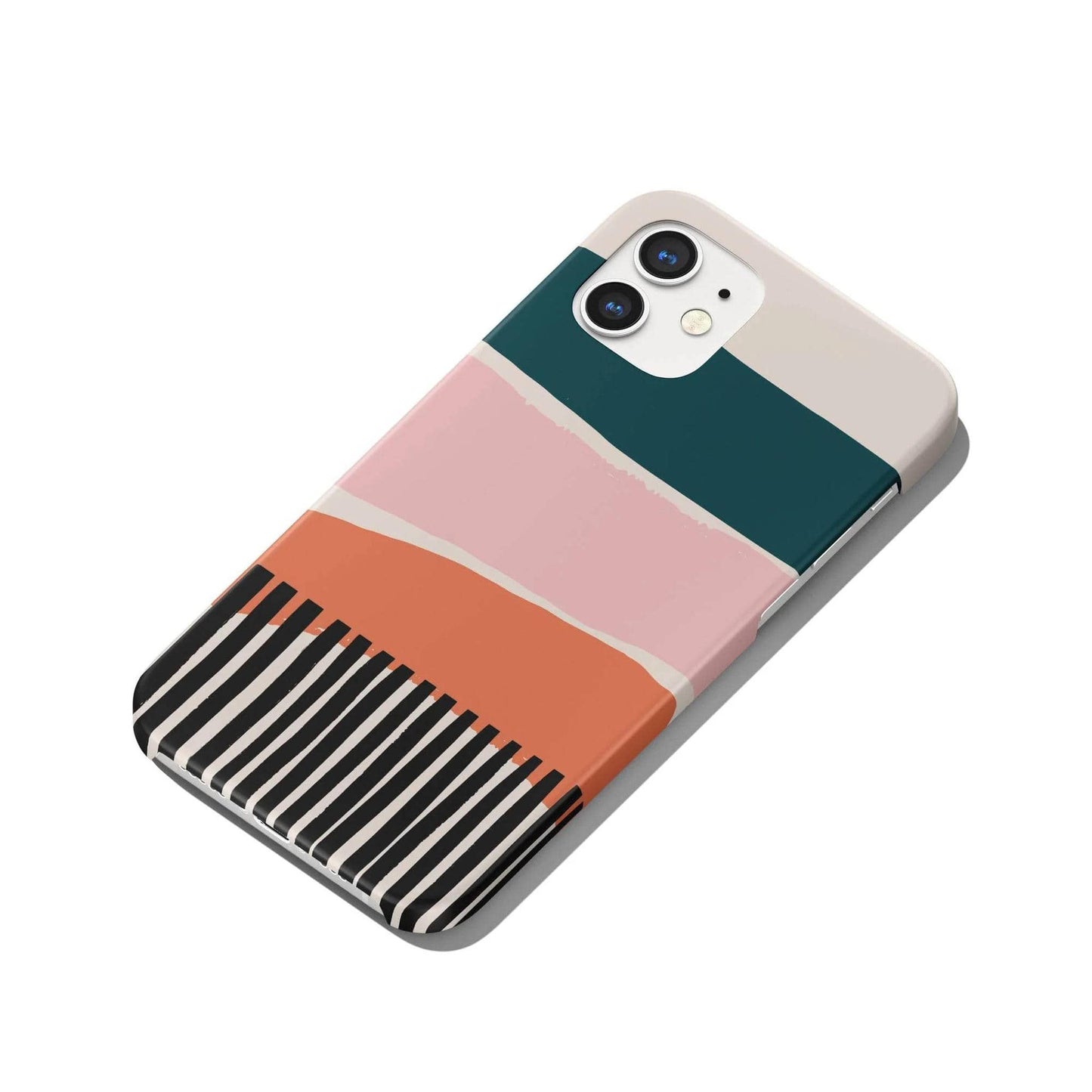 Modern Colorblocks Scenery iPhone Case - HypeSheriff