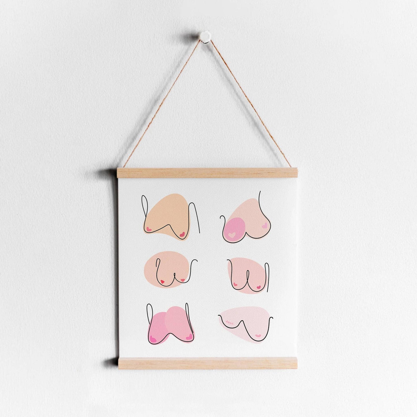 Cute Boobs Print - HypeSheriff