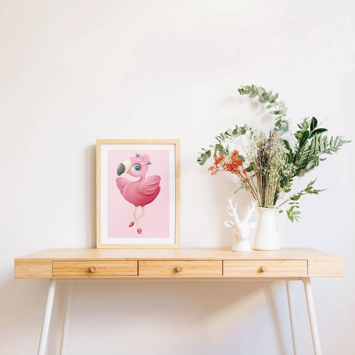 Little Flamingo No.1 Poster - HypeSheriff