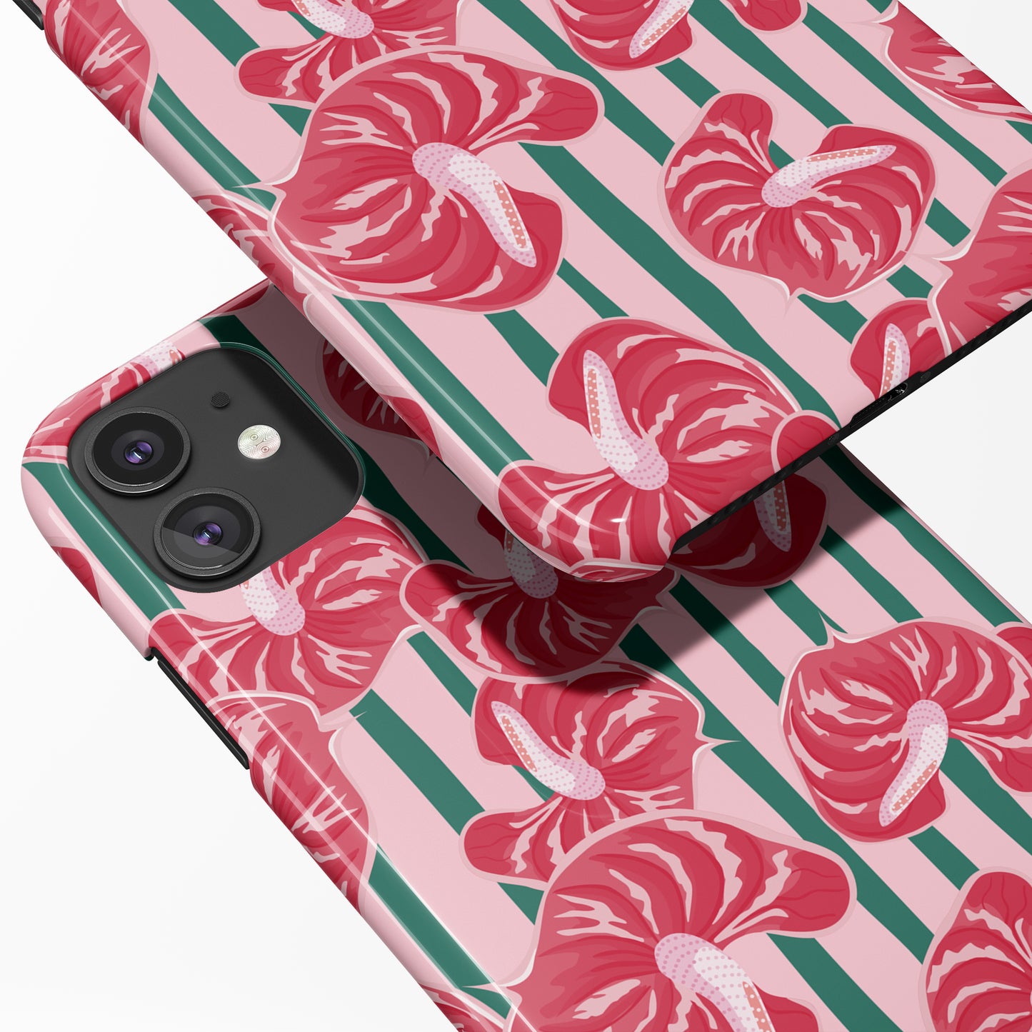 Anthurium Flowers iPhone Case - HypeSheriff