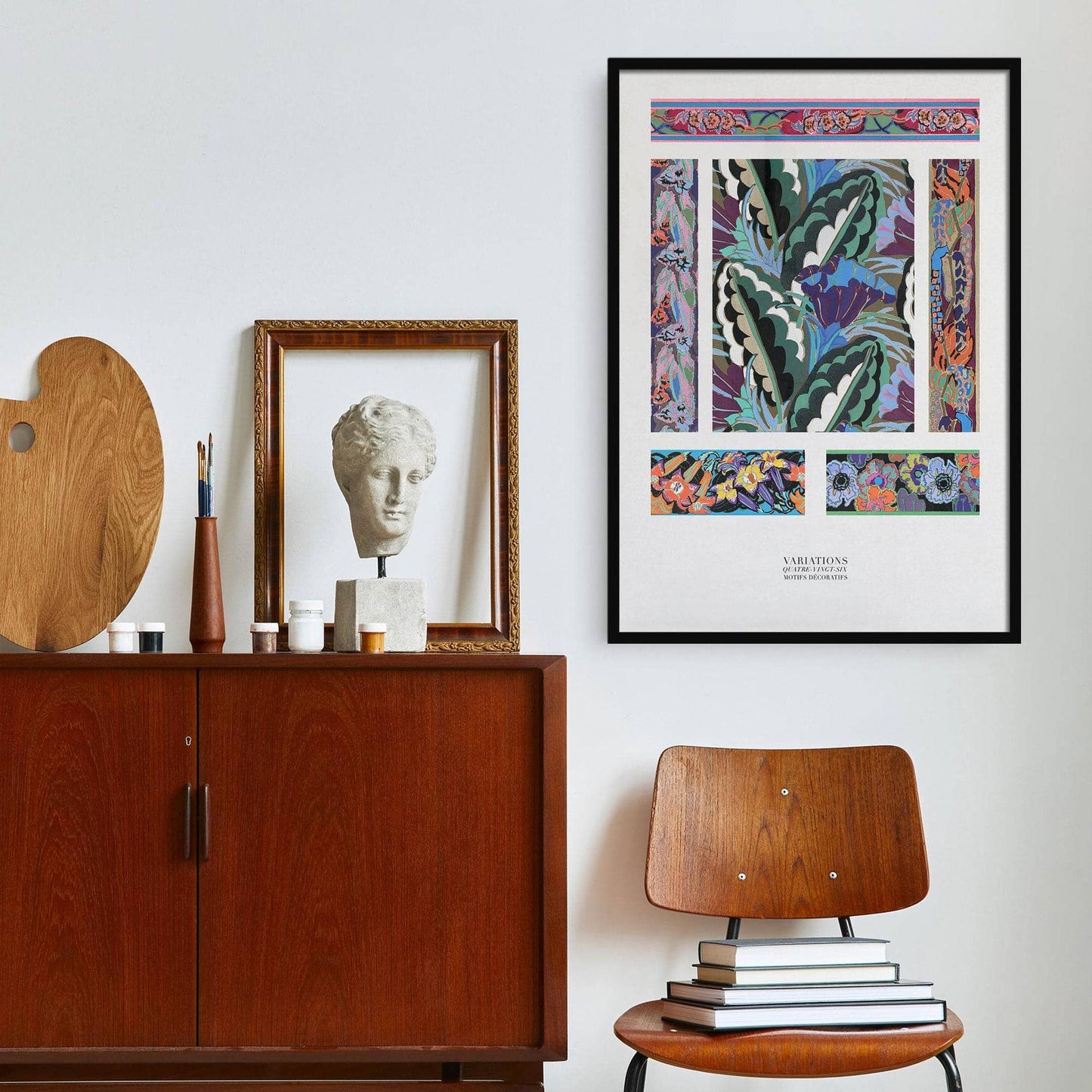 Art Deco Composition No.5 Poster - HypeSheriff