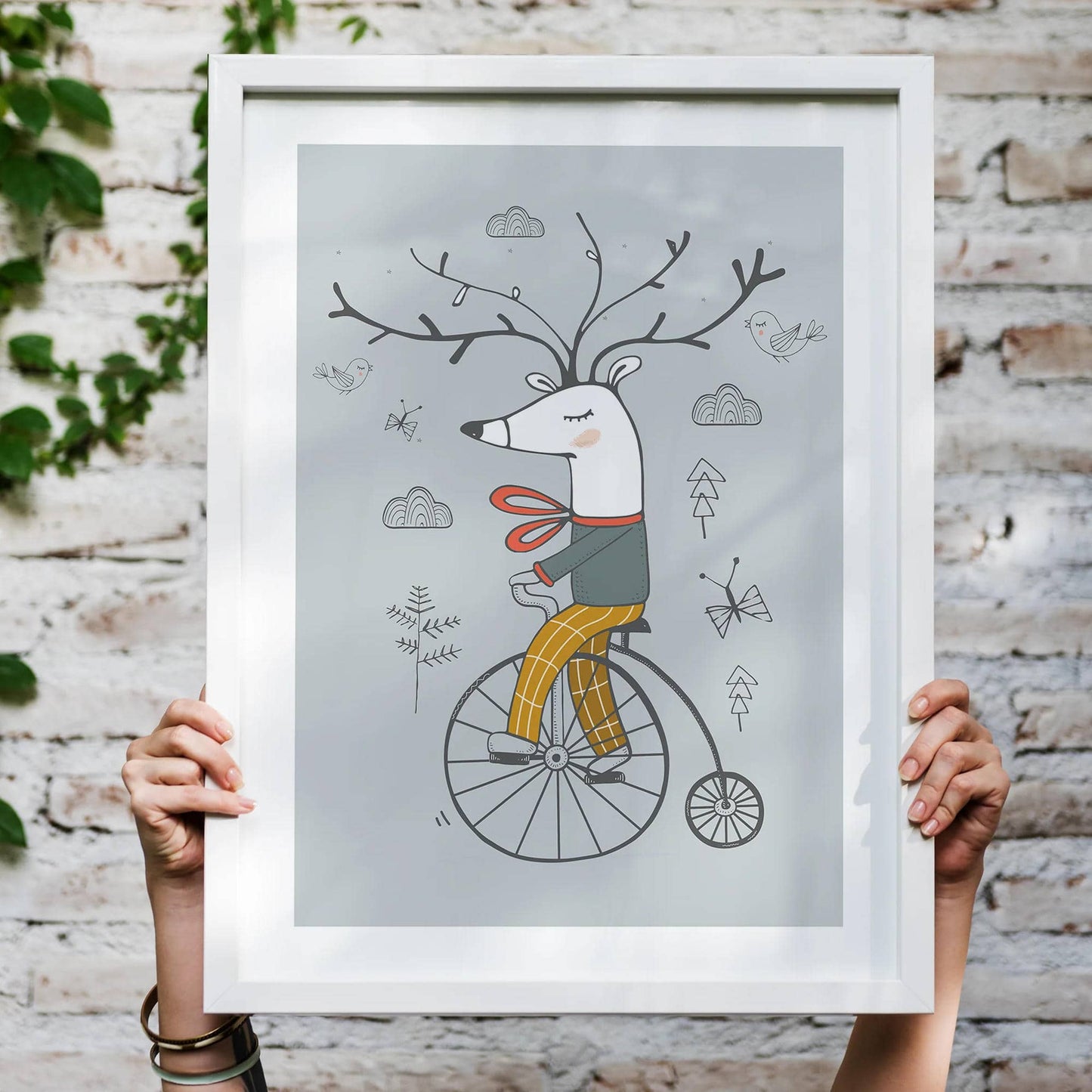 Funny Reindeer Poster - HypeSheriff