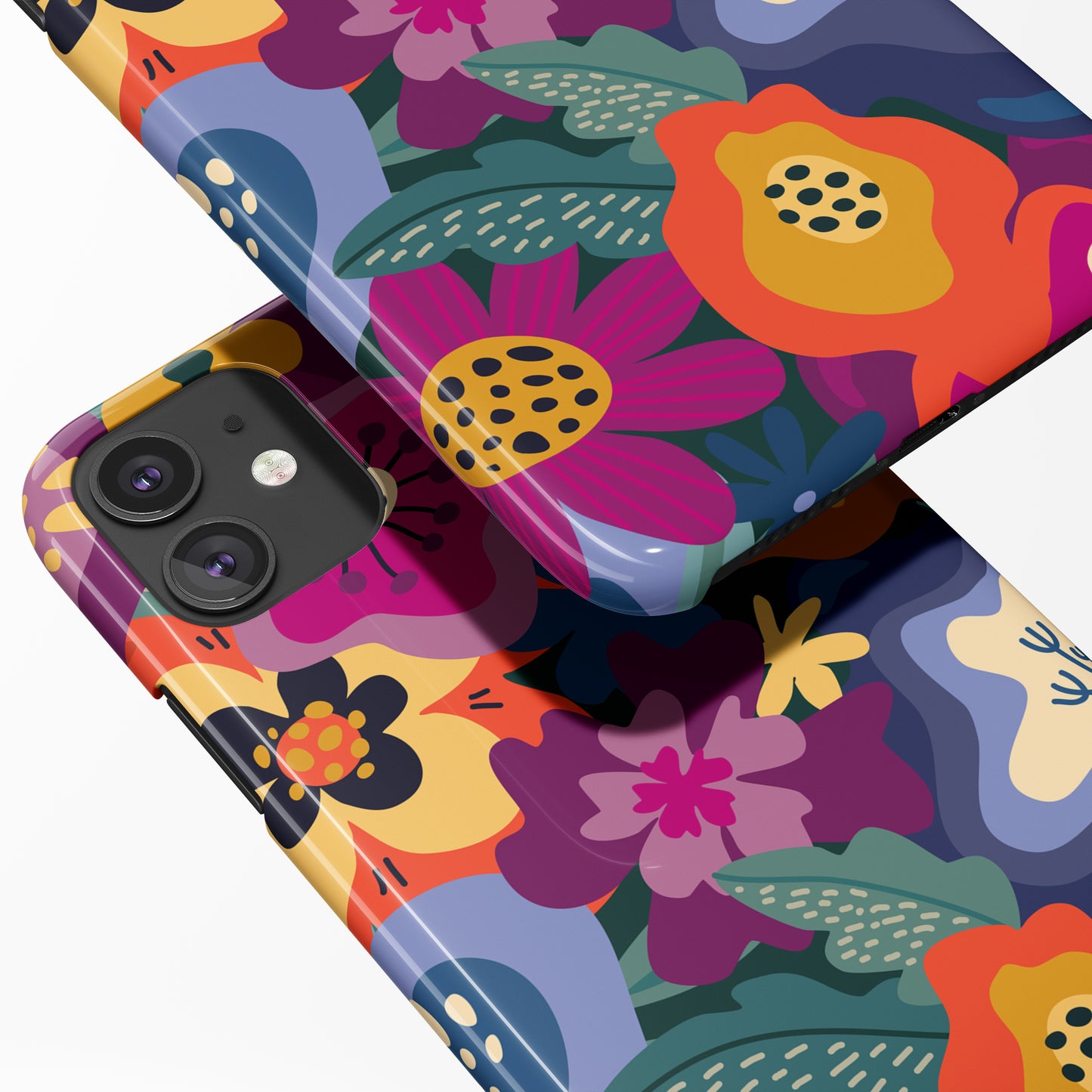 Retro Floral iPhone Case - HypeSheriff