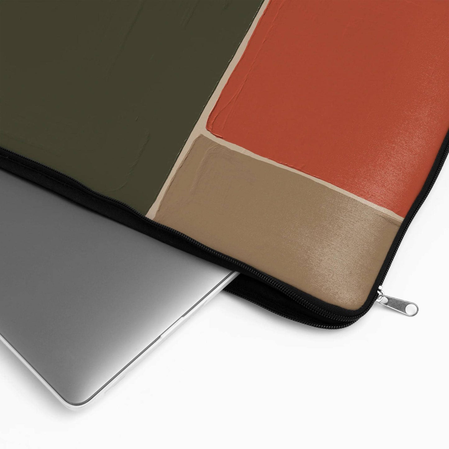 Neutral Blocks Art - Laptop Sleeve - HypeSheriff