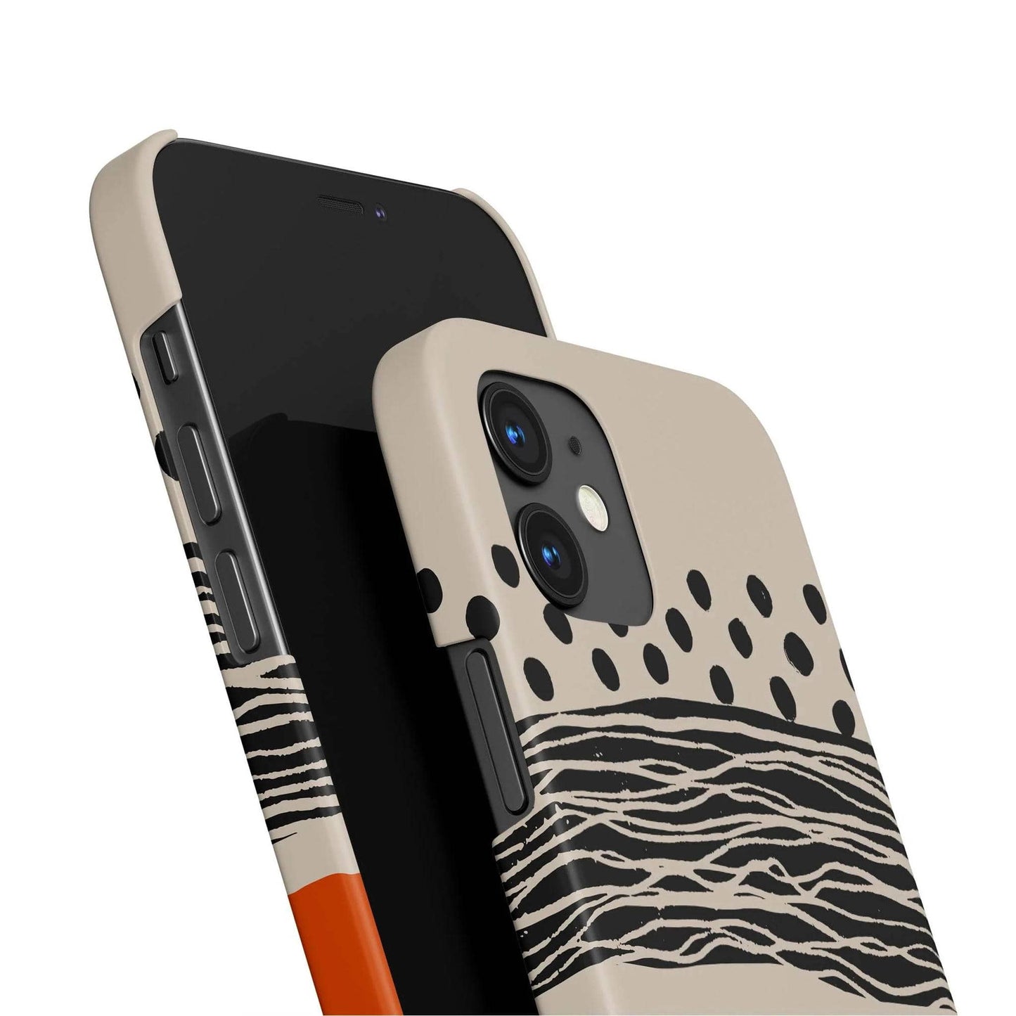 Rustic Minimalist Art iPhone Case - HypeSheriff