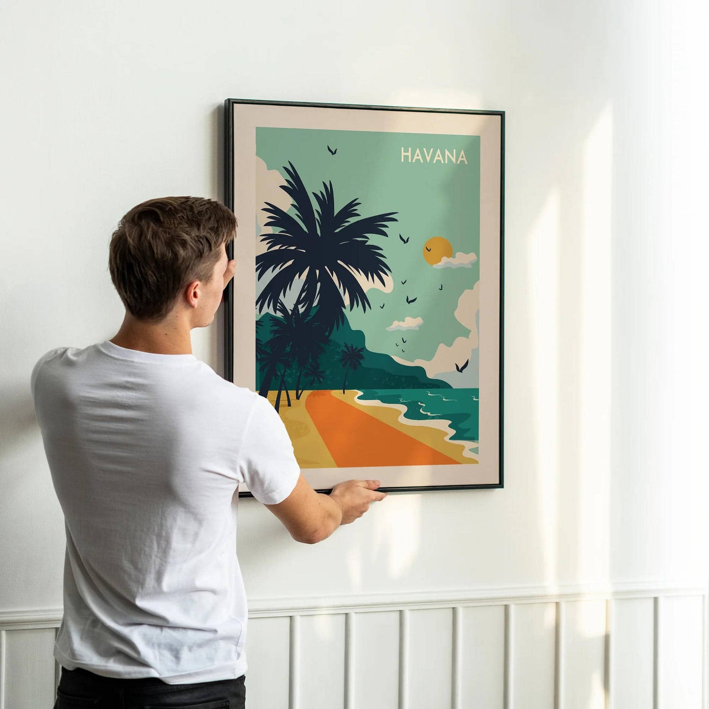 Havana Beach Travel Poster - HypeSheriff