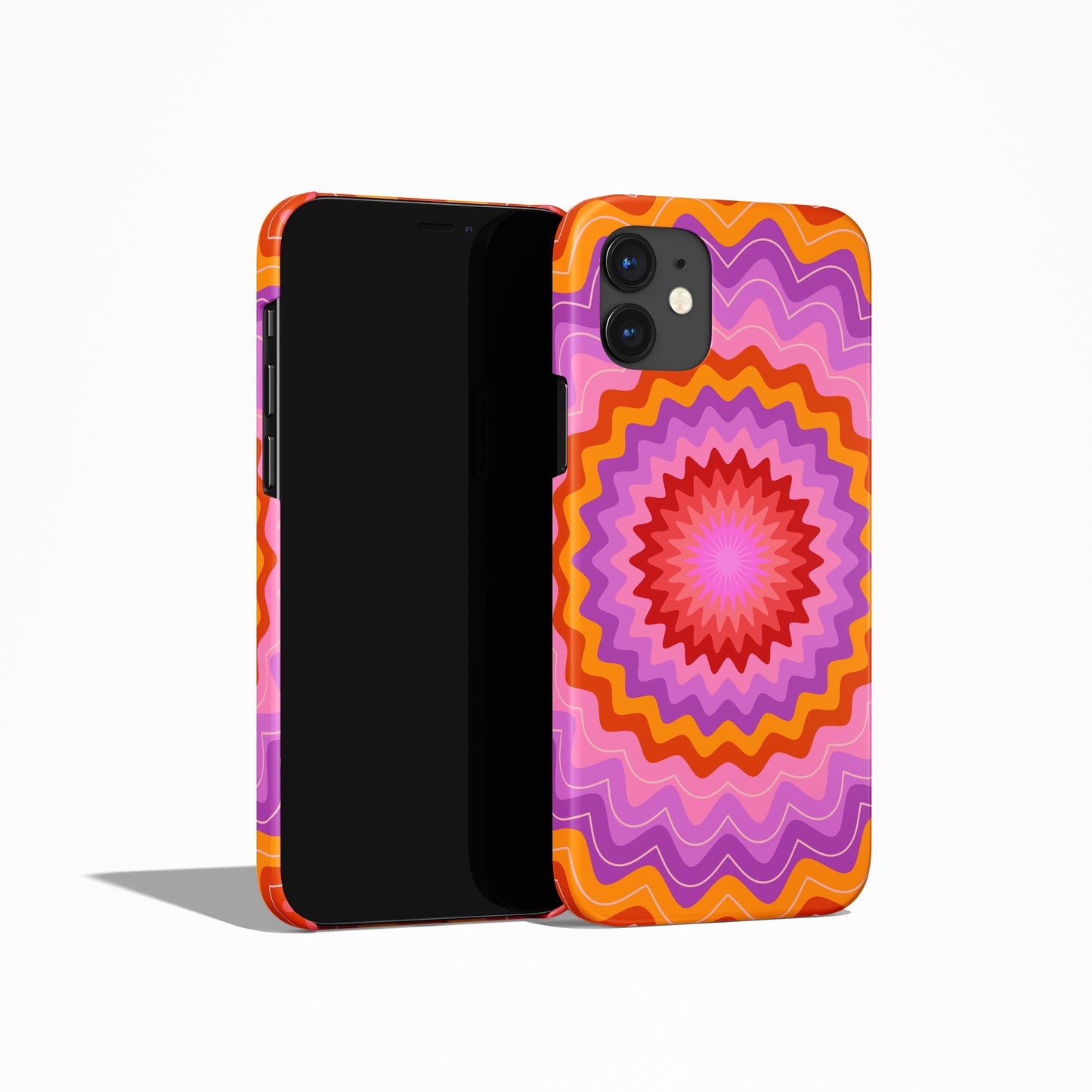Psychodelic 70s Pink iPhone Case - HypeSheriff