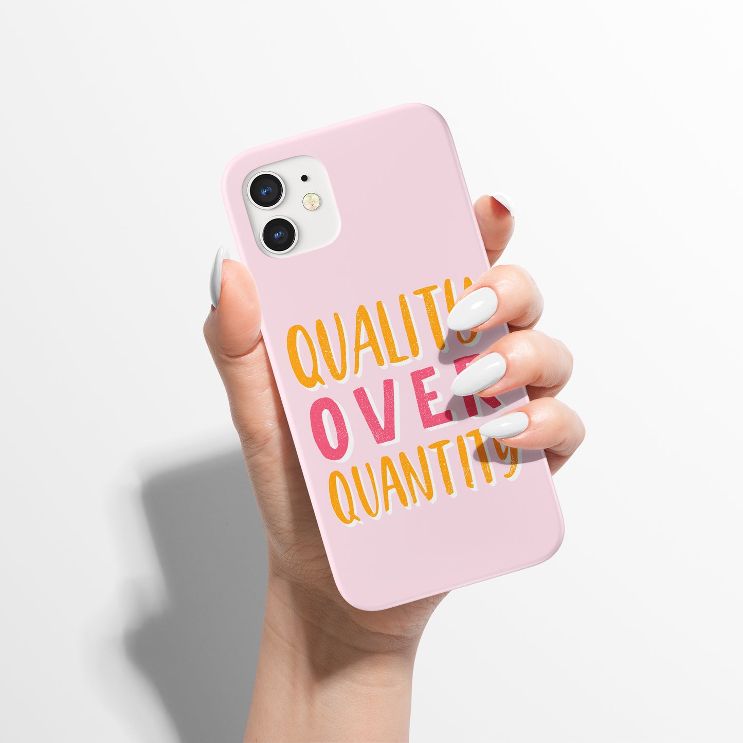 Quality Over Quantity iPhone Case - HypeSheriff