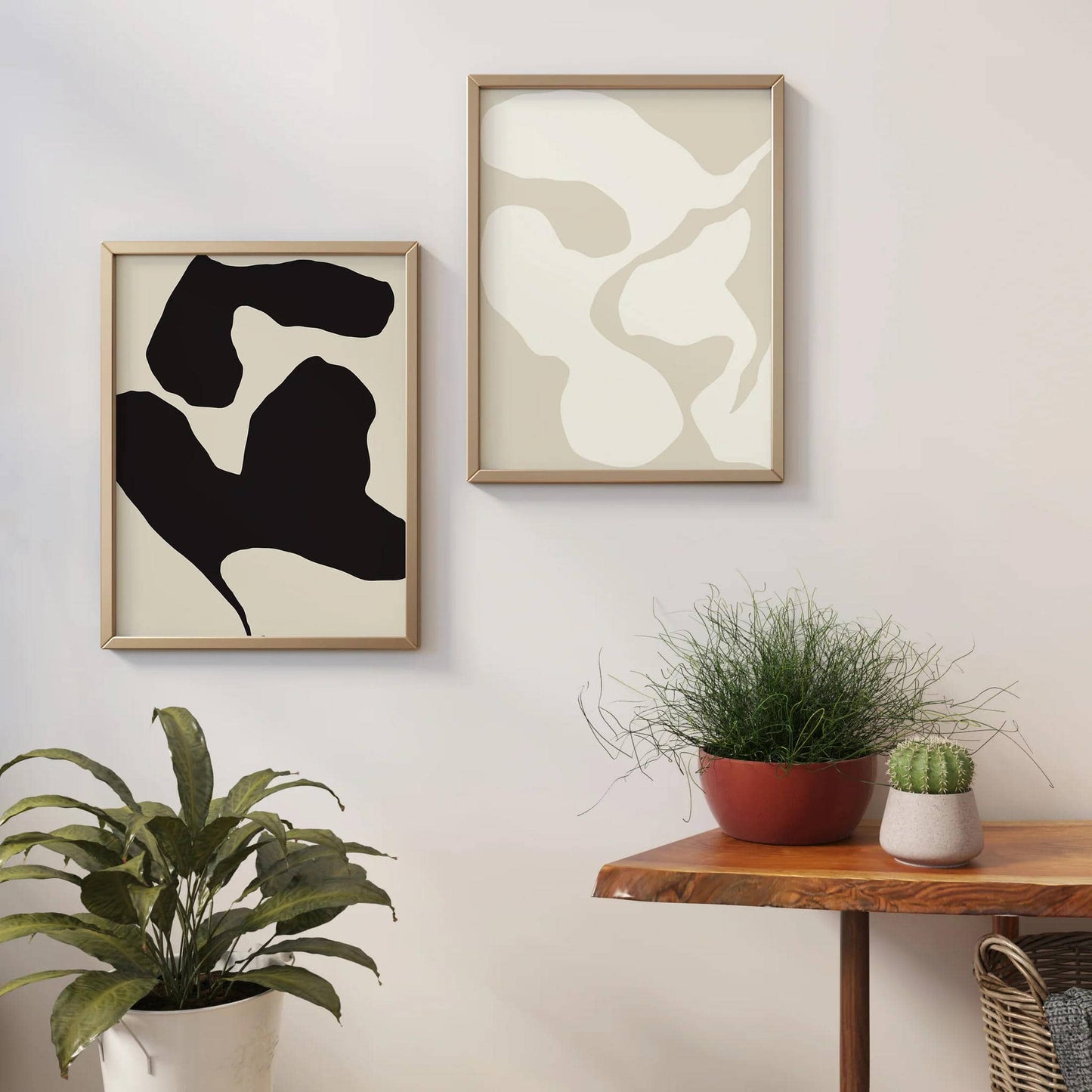 Set of 2 Abstract Shapes Prints - HypeSheriff
