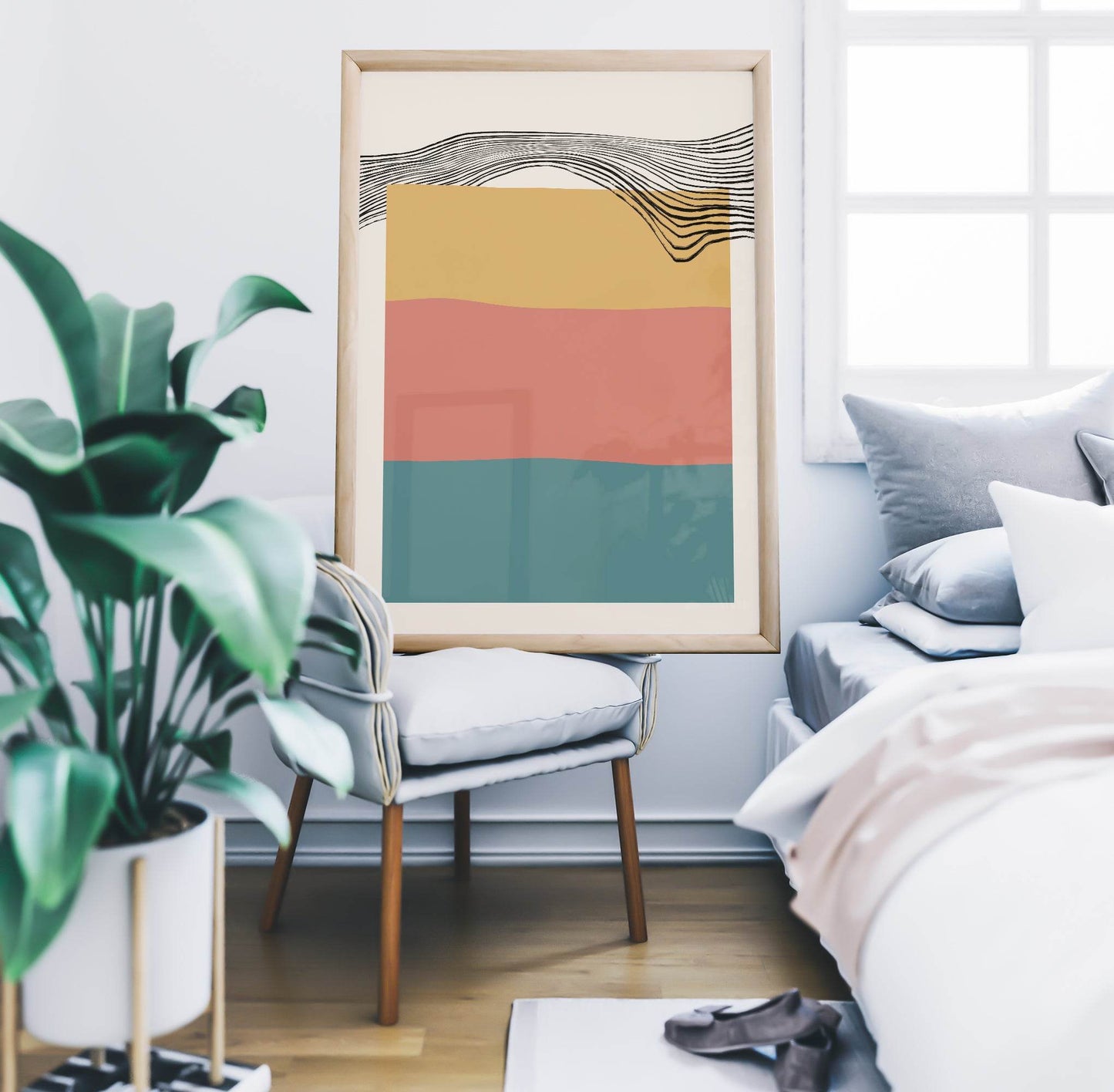 Abstract Shapes Art Print - HypeSheriff