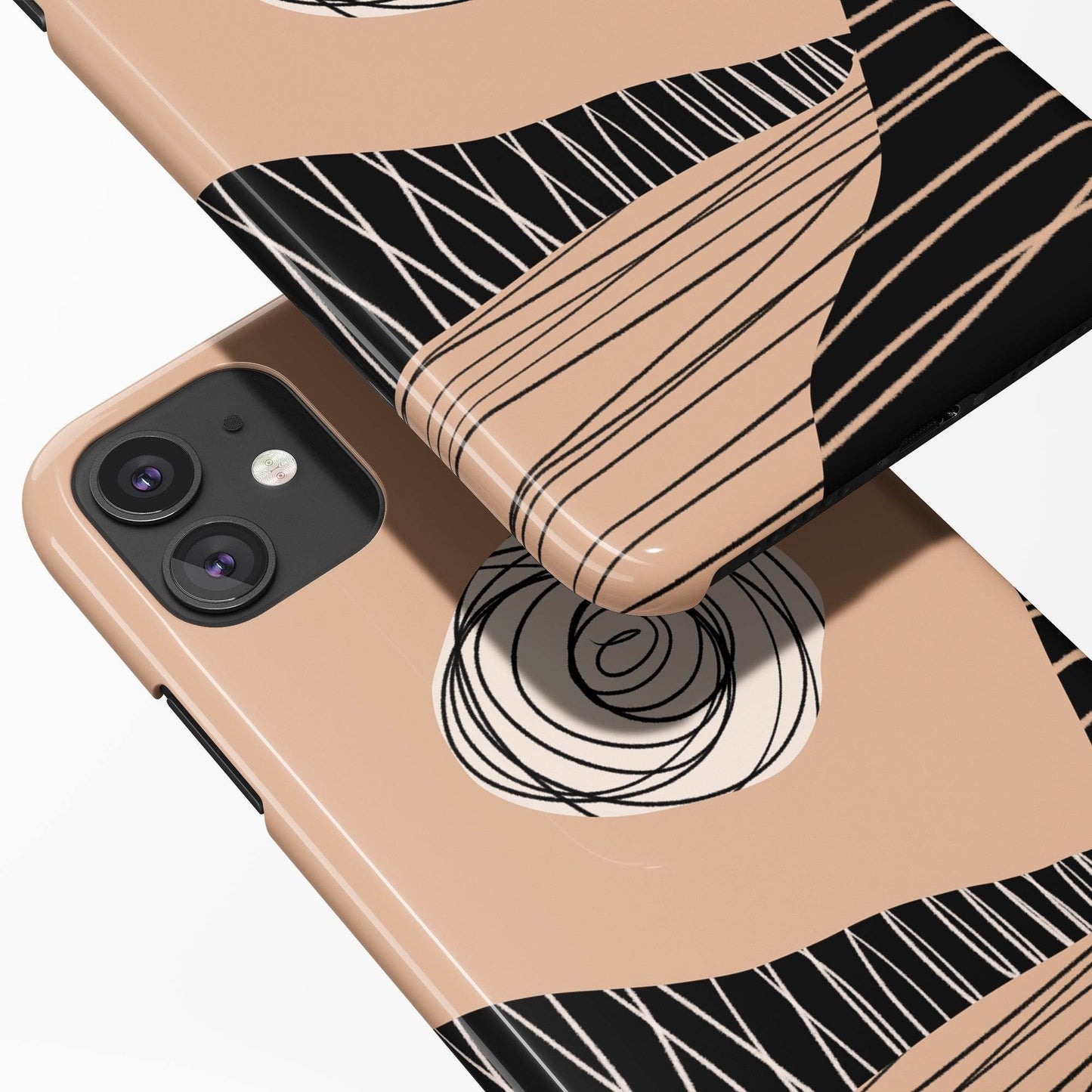 Abstract Drawing iPhone Case - HypeSheriff