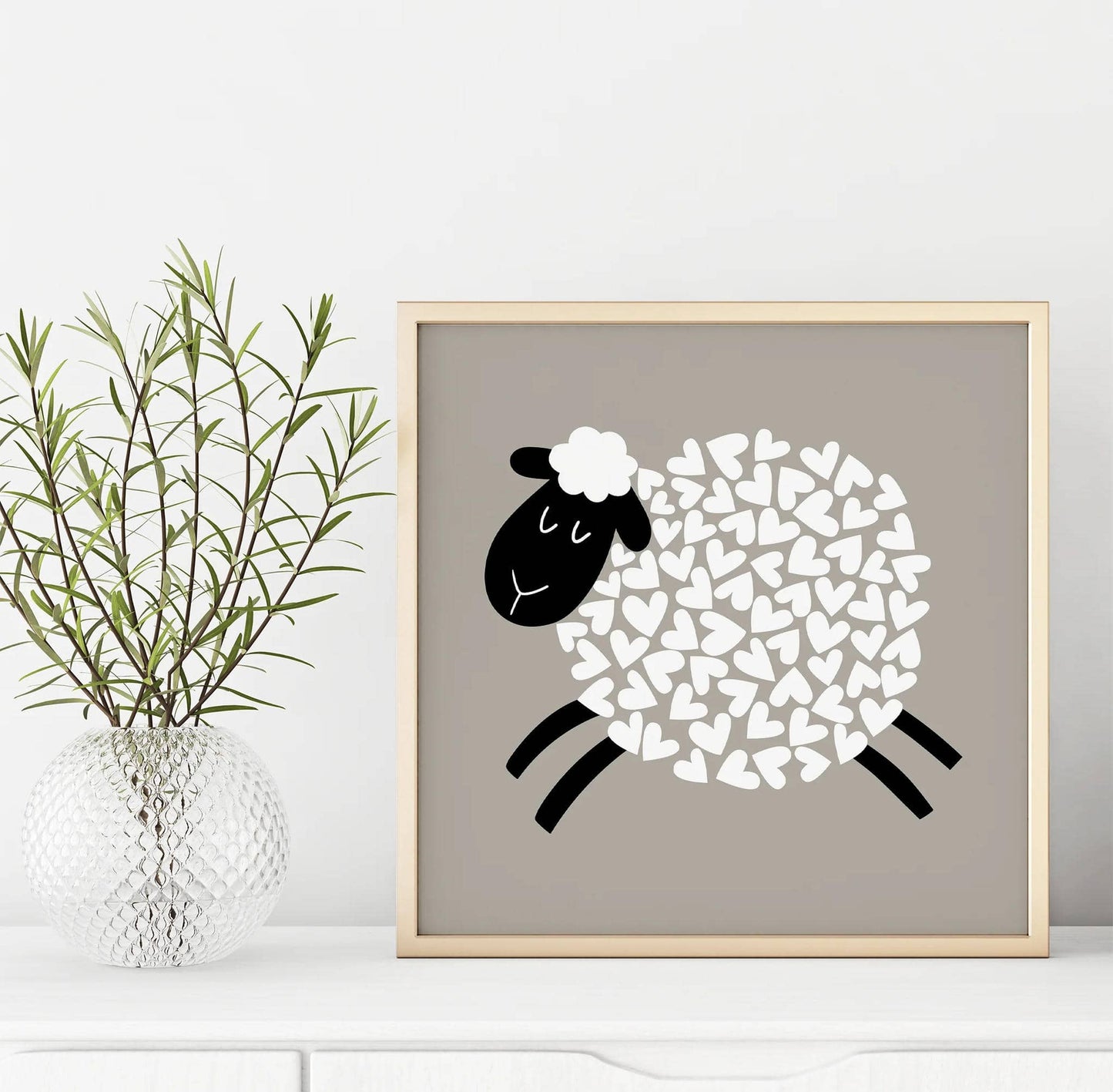 White Sheep Print - HypeSheriff