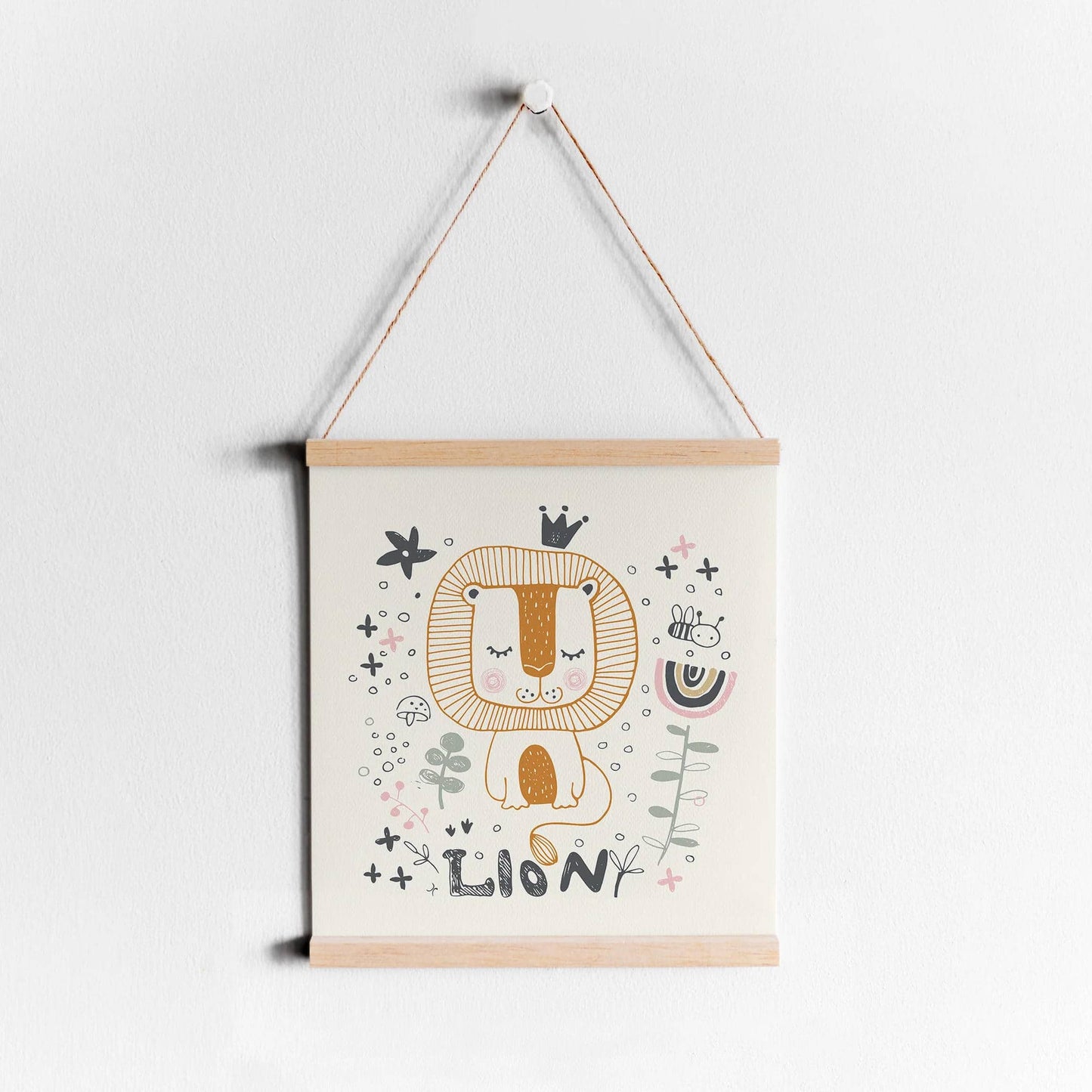 Lion Illustration Print - HypeSheriff