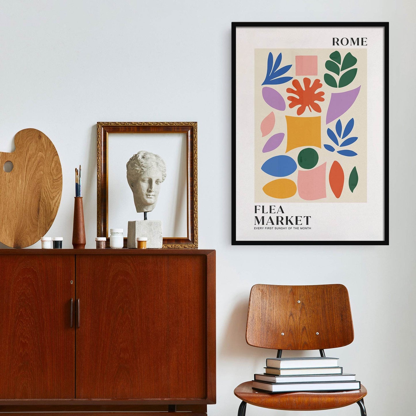 Rome Flea Market Poster - HypeSheriff