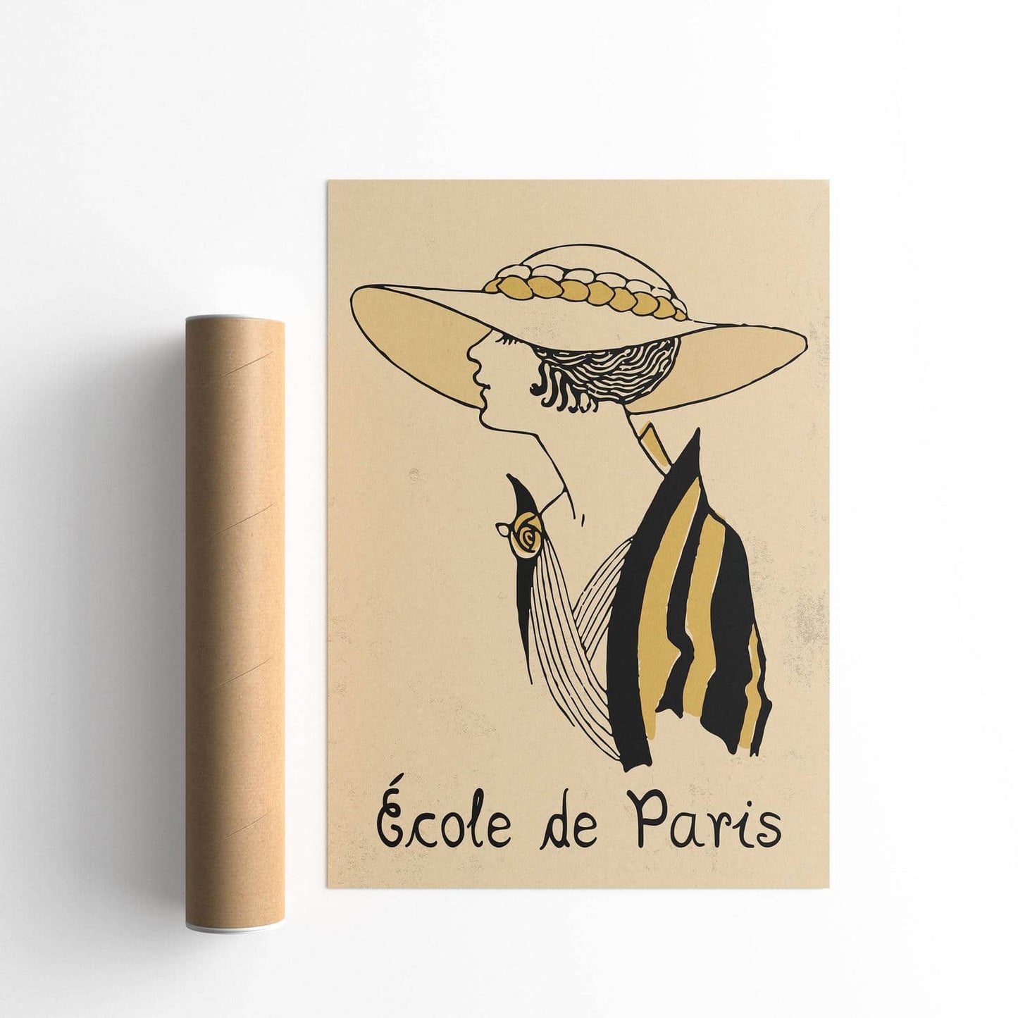French Fashion Woman Poster - HypeSheriff