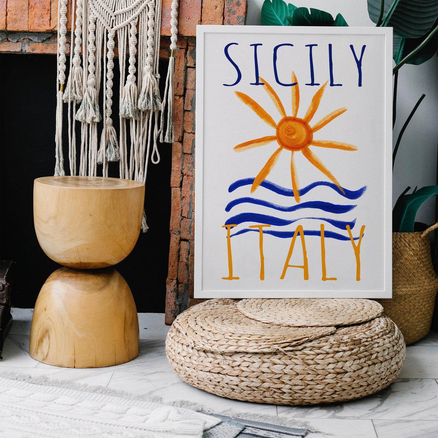 Sicily Italy Travel Aesthetic Poster - HypeSheriff