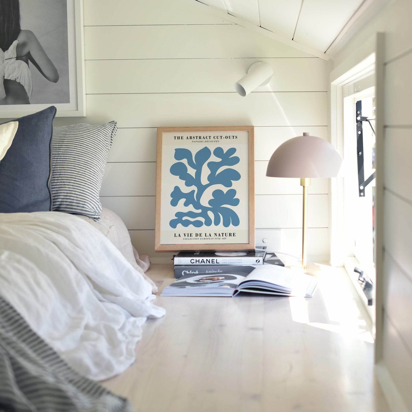 The Abstract Cut-Outs Blue Poster - HypeSheriff