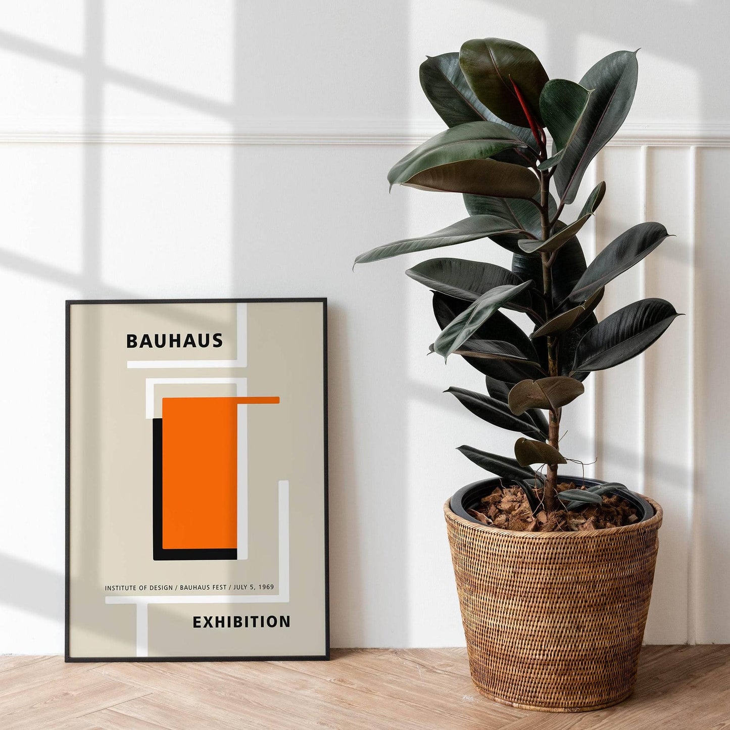Bauhaus Minimalist Exhibition Poster - HypeSheriff